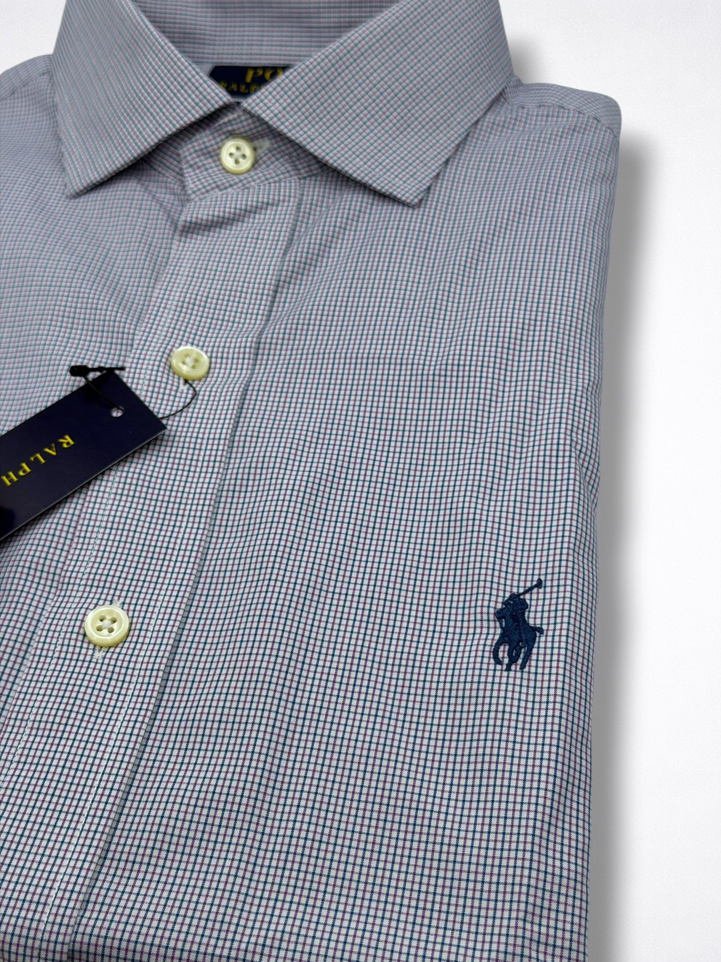 Camisa Polo Ralph Lauren Slim Fit Manga Larga Talla S