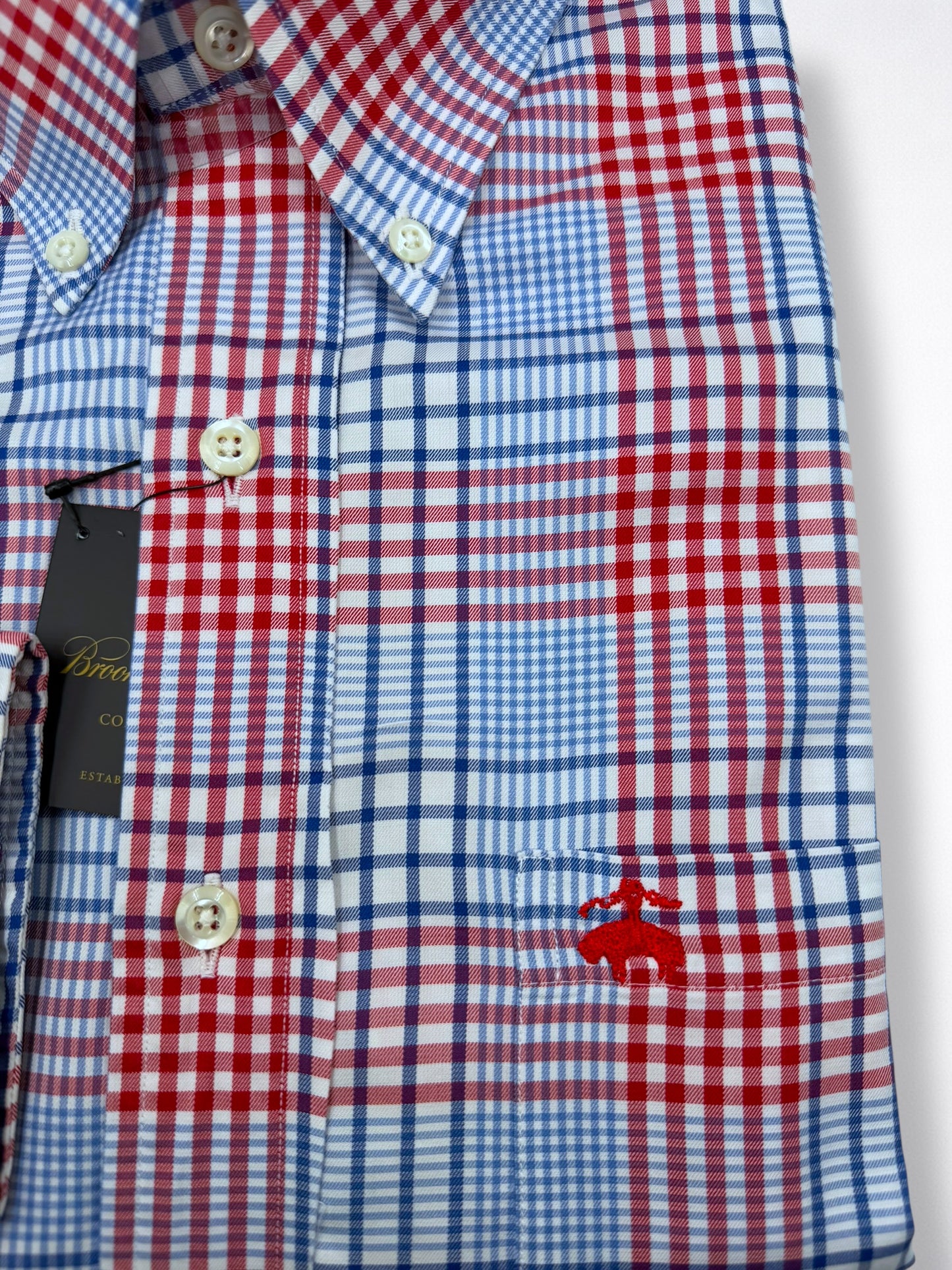 Camisa Brooks Brothers Classic Fit Manga Larga Talla M