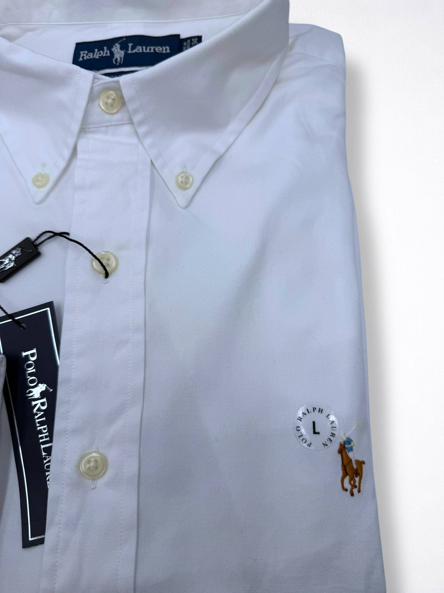 Camisa Polo Ralph Lauren Classic Fit Manga Larga Talla XL