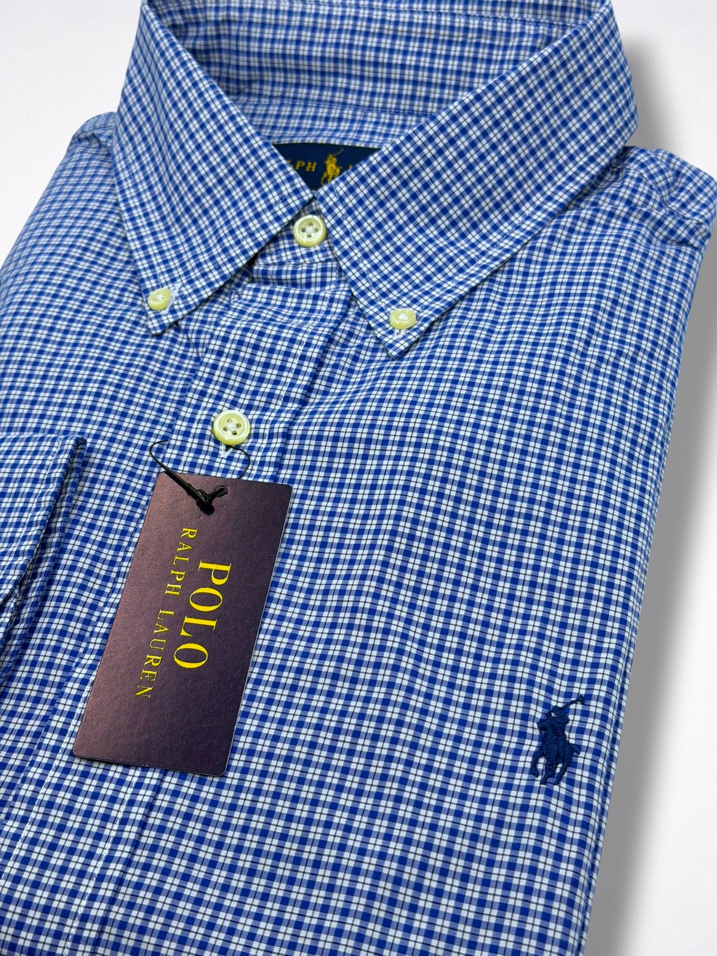 Camisa Polo Ralph Lauren Classic Fit Manga Larga Talla L