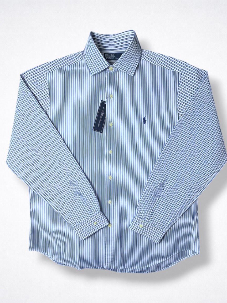 Camisa Polo Ralph Lauren Classic Fit Manga Larga Talla L