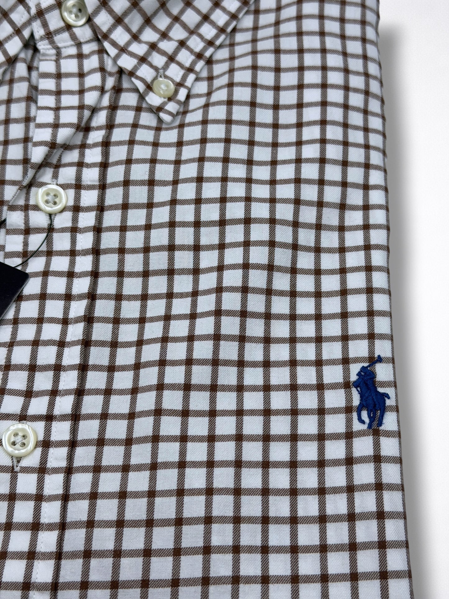 Camisa Polo Ralph Lauren Slim Fit Manga Larga Talla XL