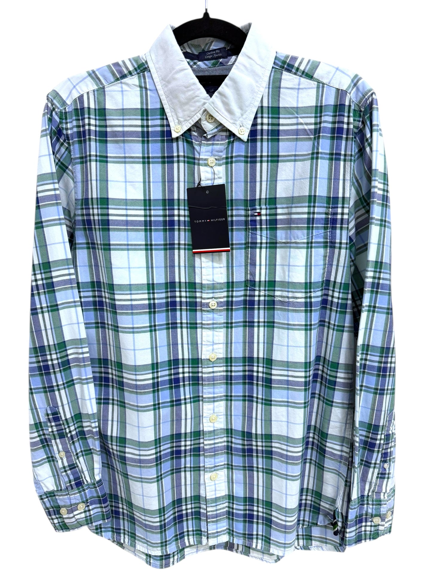 Camisa Tommy Hilfiger Custom Fit Manga Larga Talla S