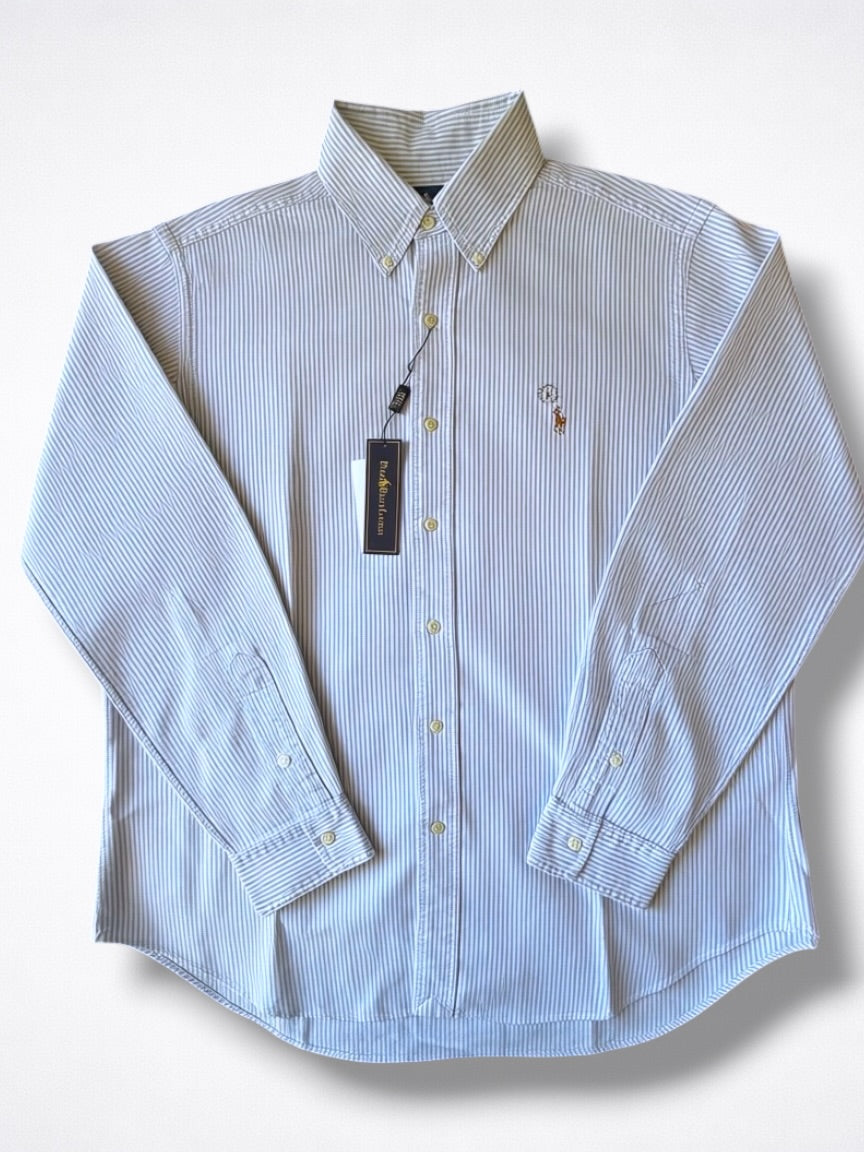 Camisa Polo Ralph Lauren Classic Fit Manga Larga Talla L