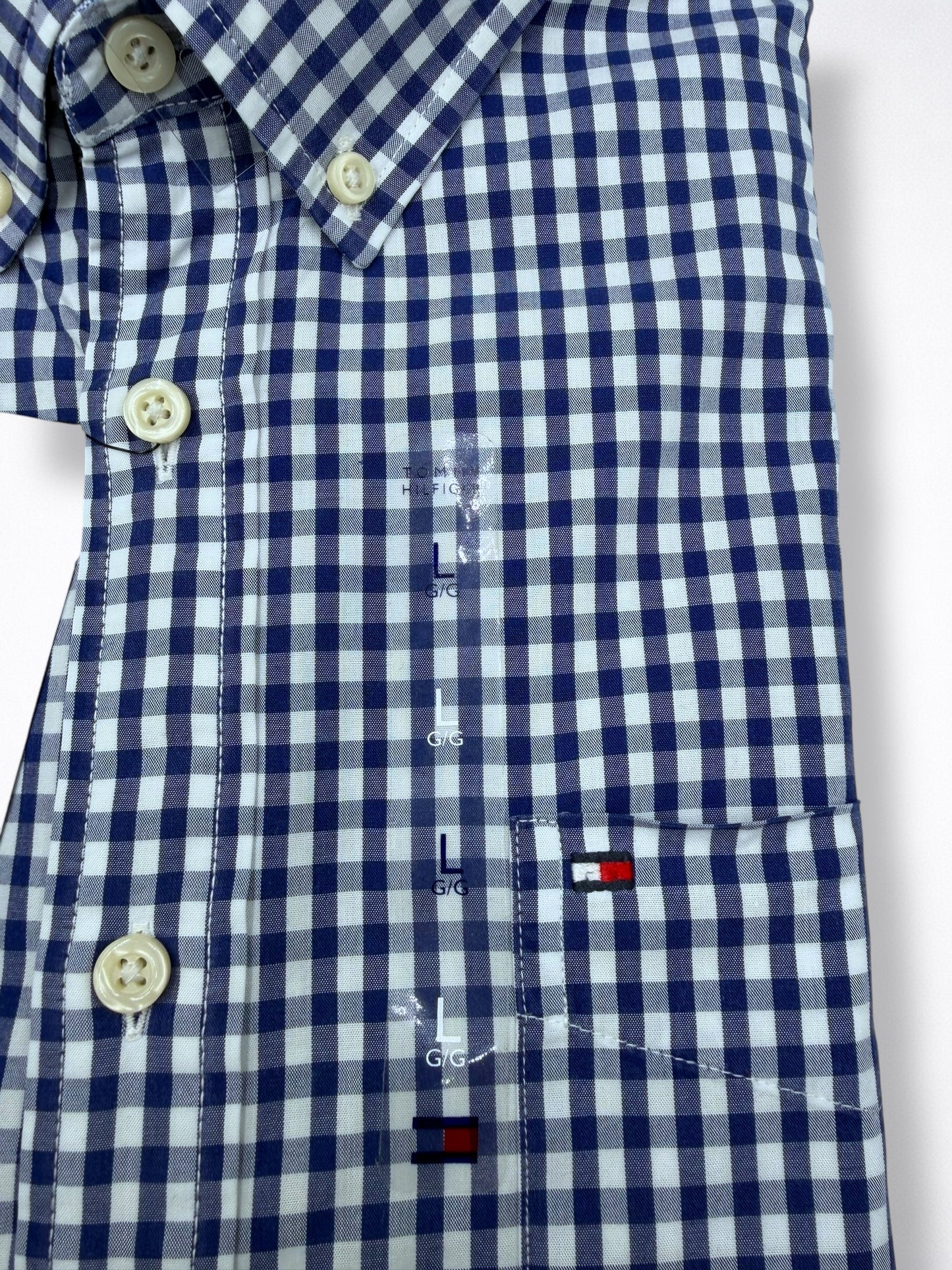 Camisa Tommy Hilfiger Classic Fit Manga Larga Talla L