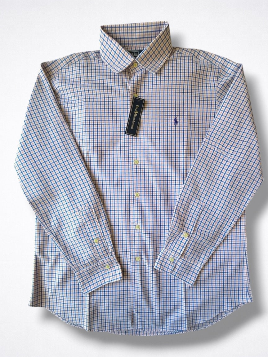 Camisa Polo Ralph Lauren Classic Fit Manga Larga Talla L