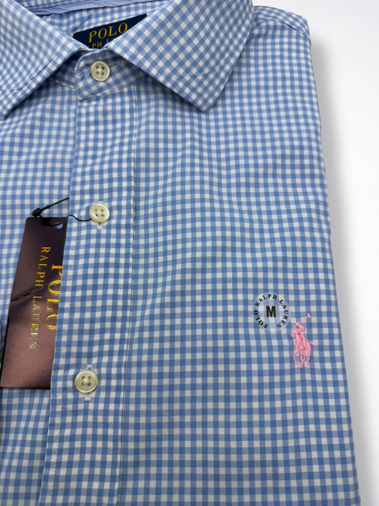 Camisa Polo Ralph Lauren Classic Fit Manga Larga Talla M