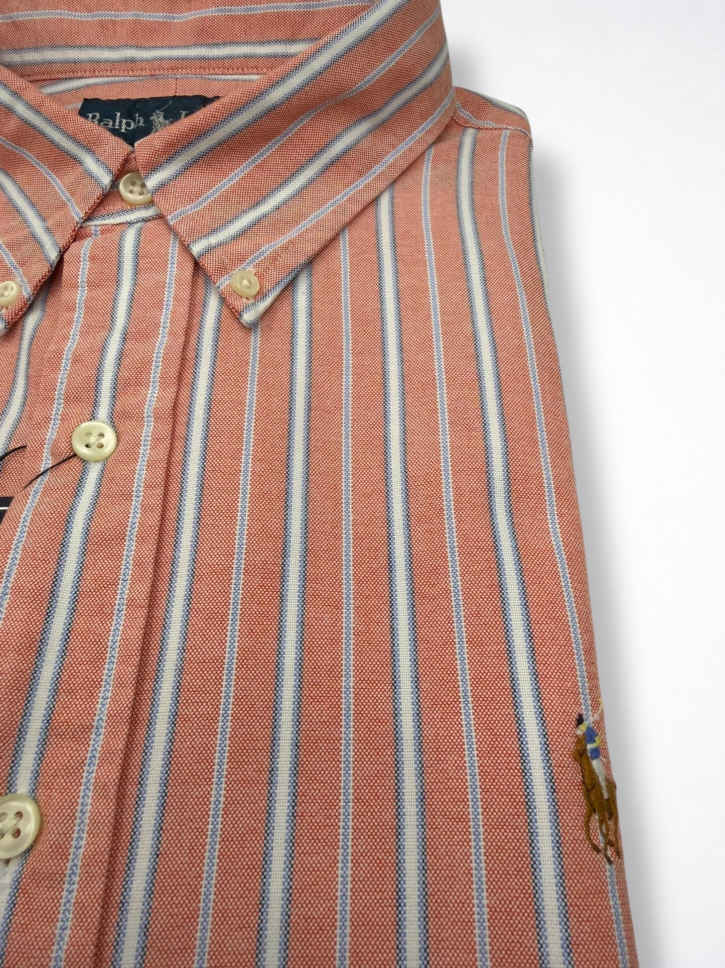 Camisa Polo Ralph Lauren Custom Fit Manga Larga Talla XXL