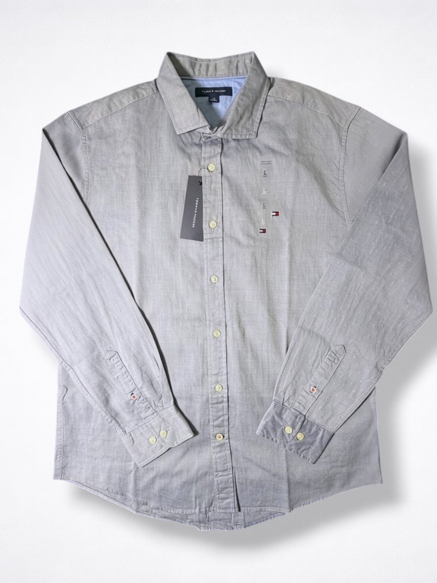 Camisa Tommy Hilfiger Classic Fit Manga Larga Talla L