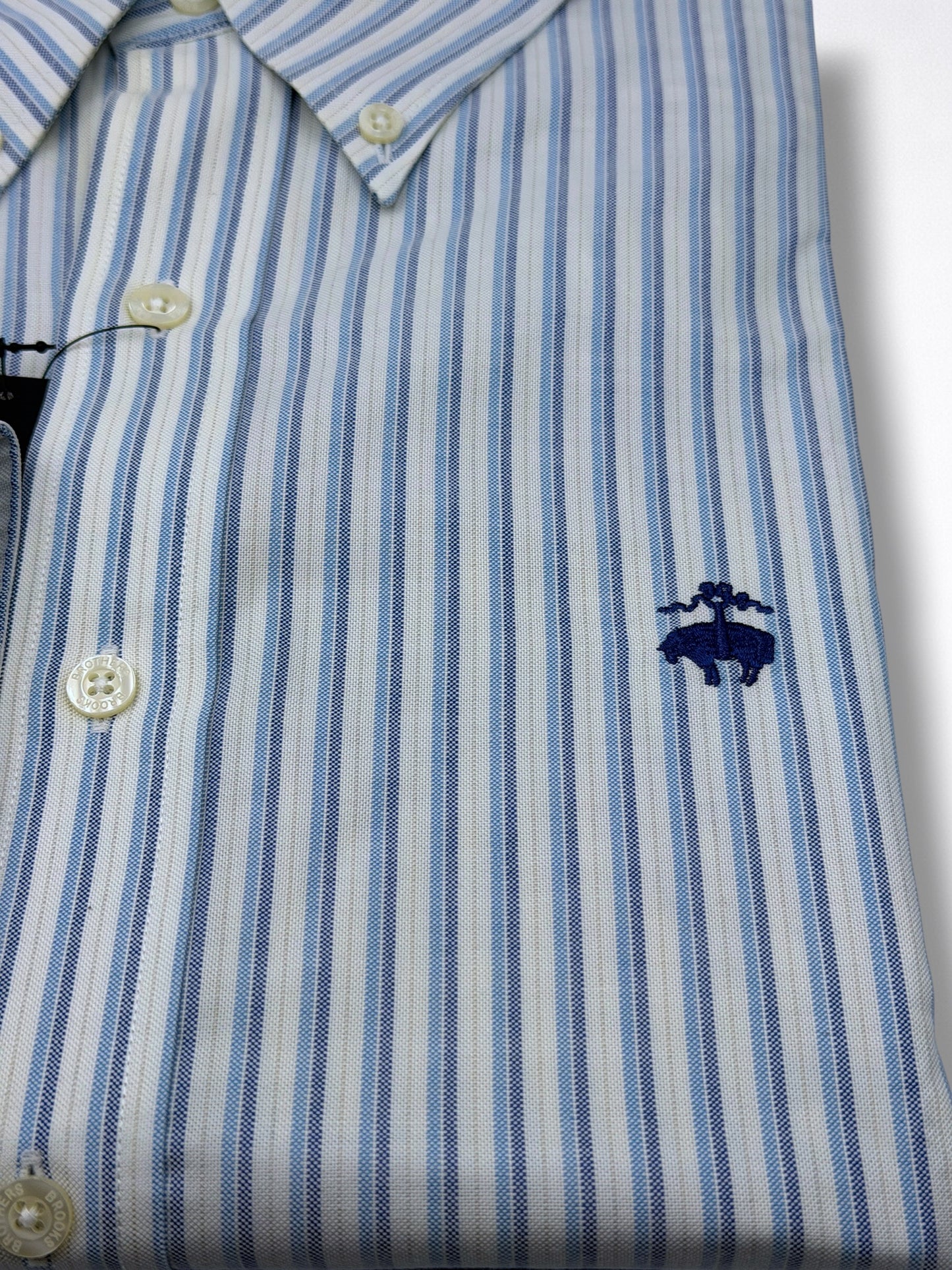 Camisa Brooks Brothers Classic Fit Manga Larga Talla L
