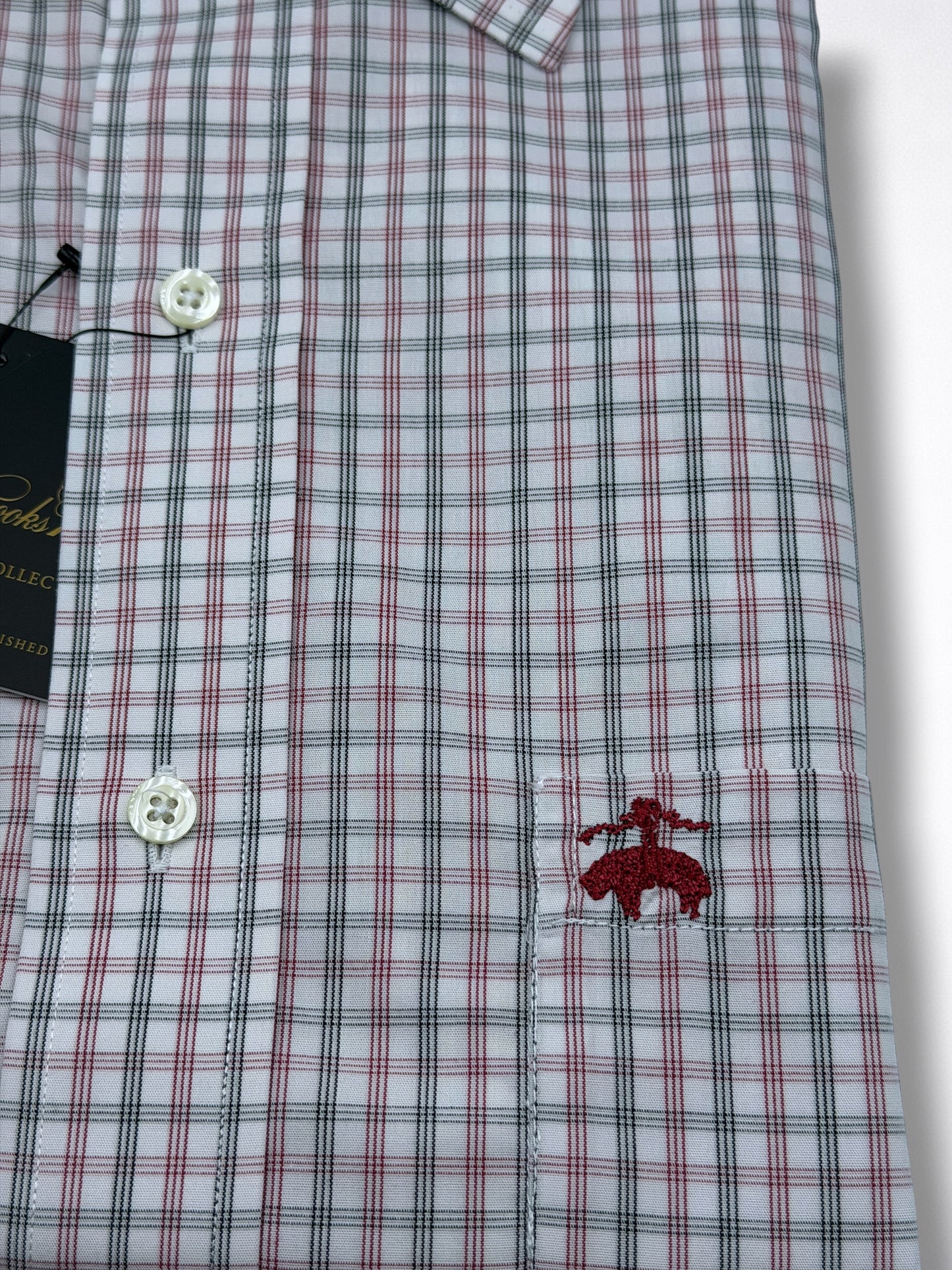 Camisa Brooks Brothers Classic Fit Manga Larga Talla L