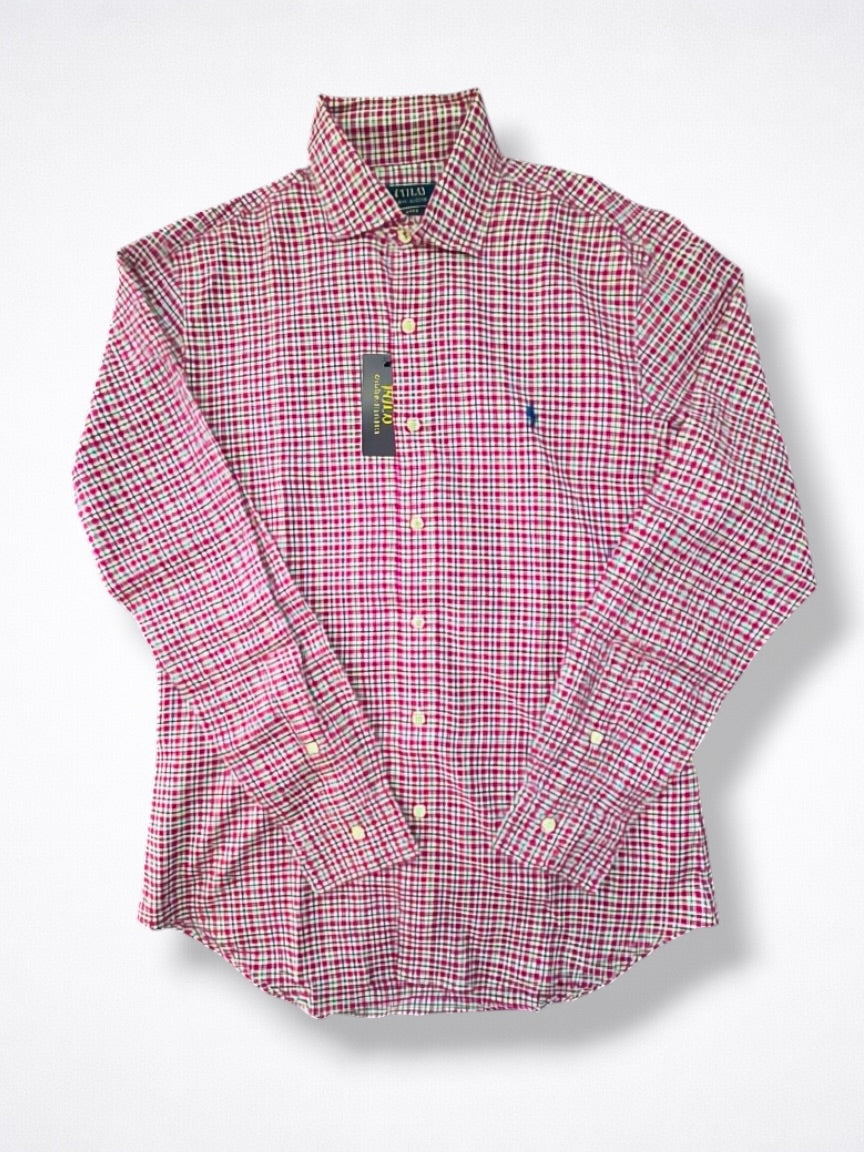 Camisa Polo Ralph Lauren Classic Fit Manga Larga Talla S