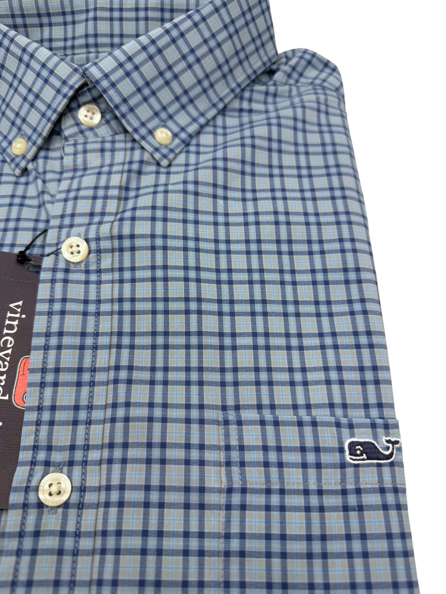 Camisa Vineyard Vines Classic Fit Manga Larga Talla L
