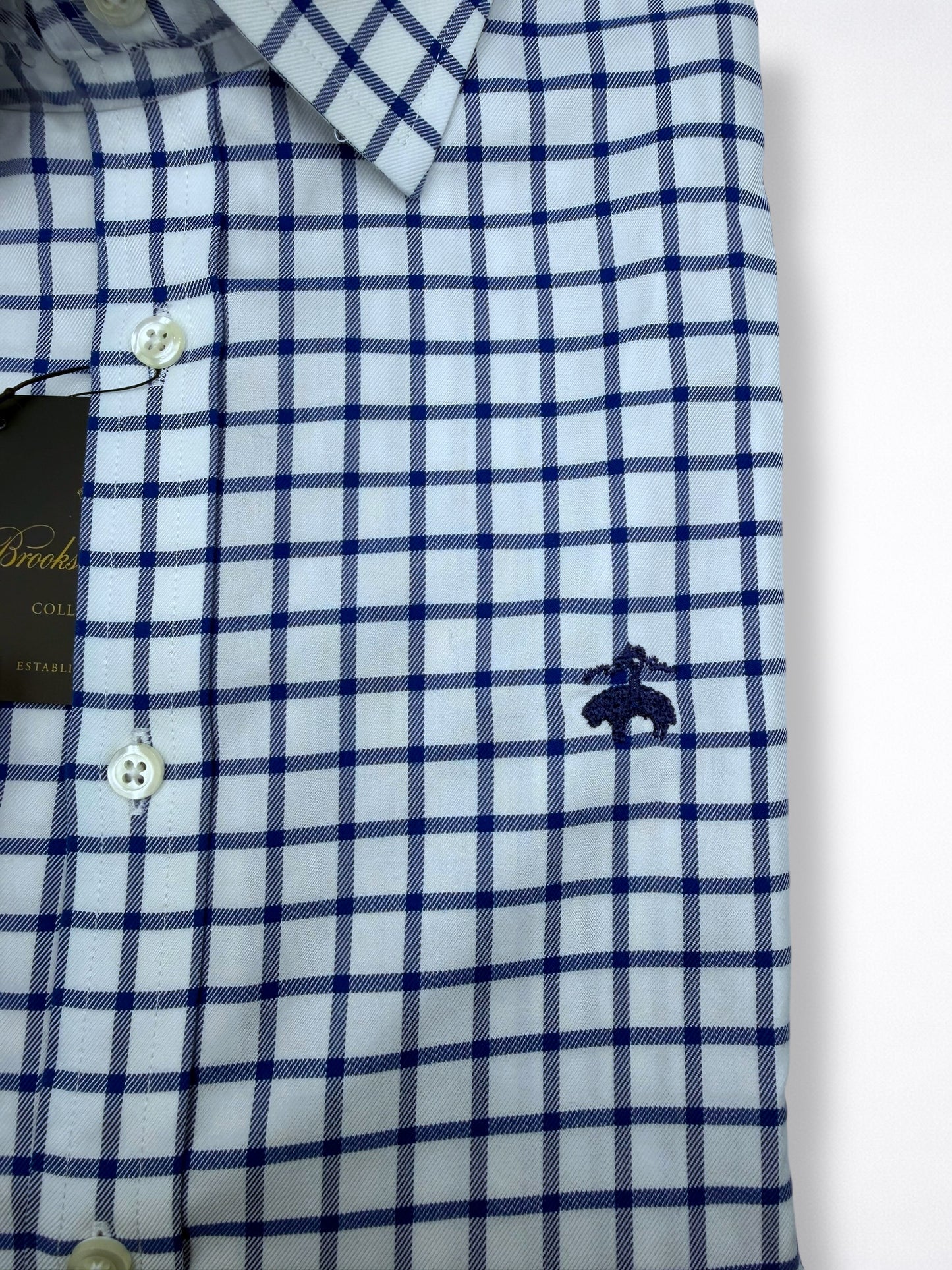 Camisa Brooks Brothers Slim Fit Manga Larga Talla M