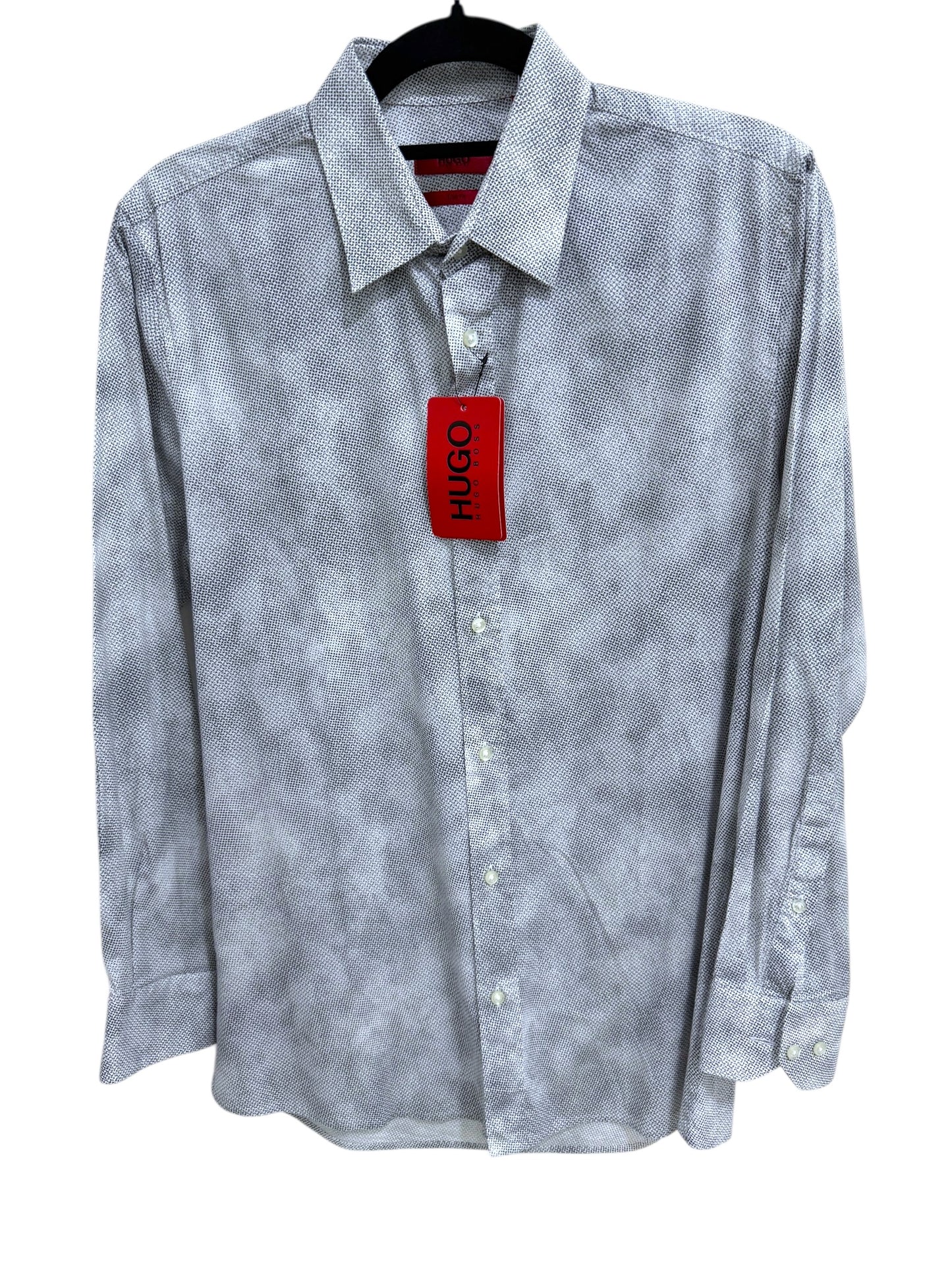 Camisa Hugo Custom Fit Manga Larga Talla S