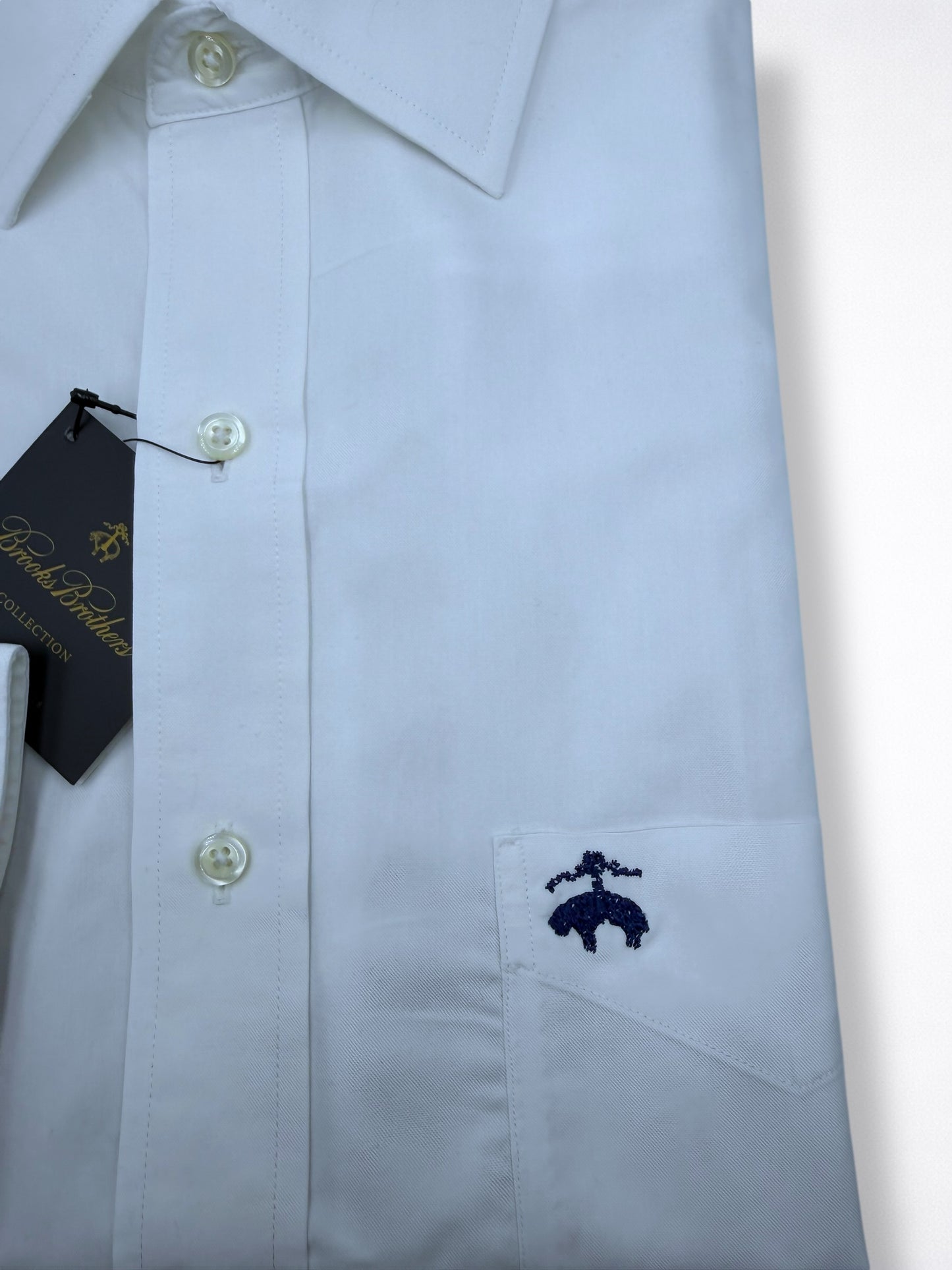 Camisa Brooks Brothers Custom Fit Manga Larga Talla M