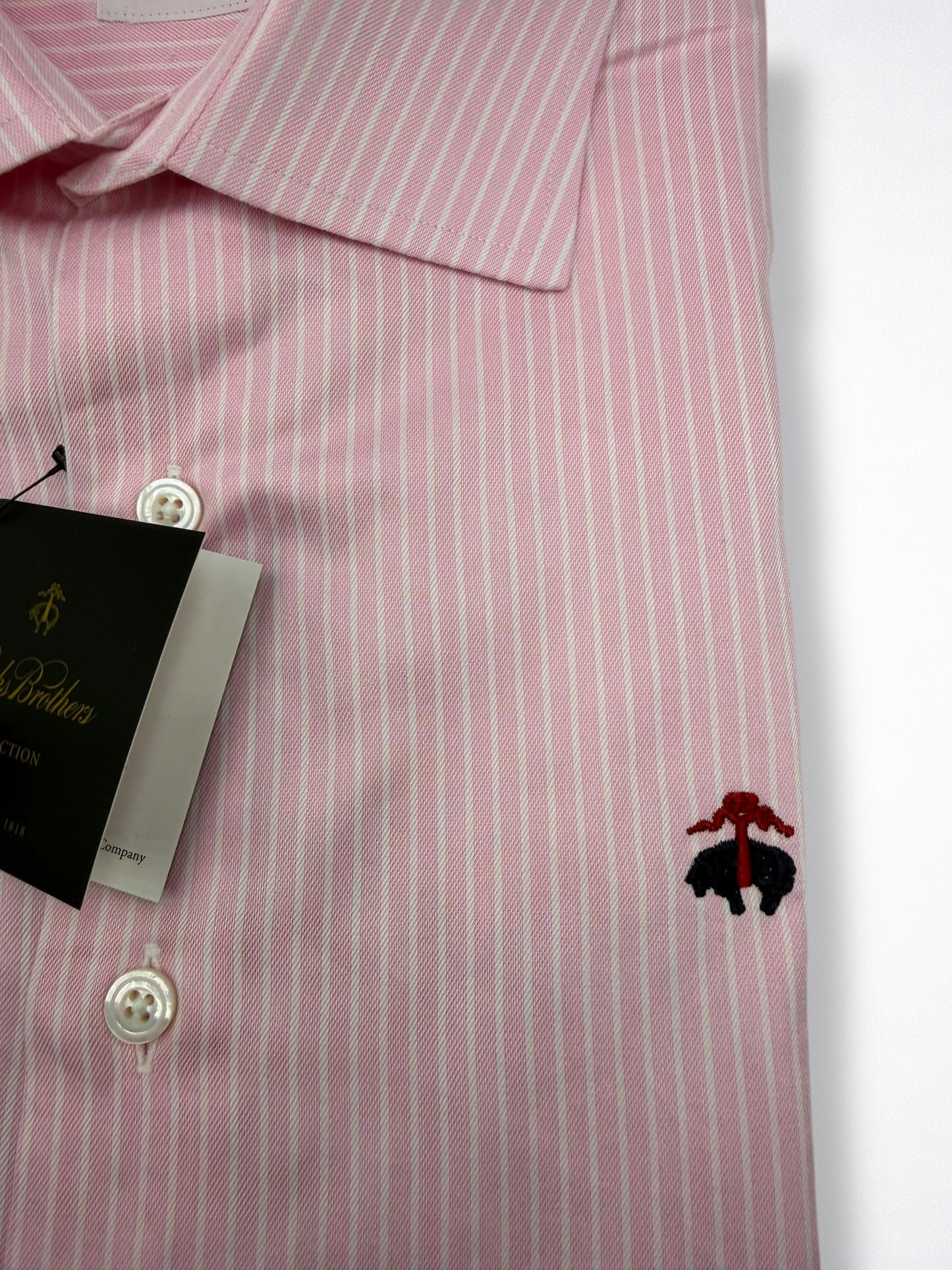 Camisa Brooks Brothers Slim Fit Manga Larga Talla M