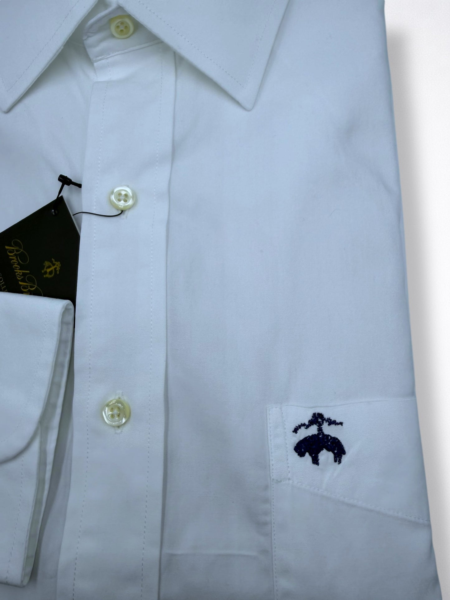 Camisa Brooks Brothers Custom Fit Manga Larga Talla M