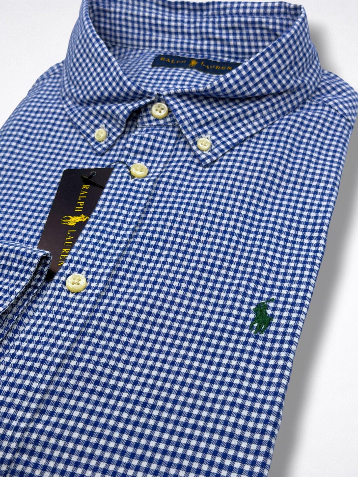 Camisa Polo Ralph Lauren Classic Fit Manga Larga Talla S