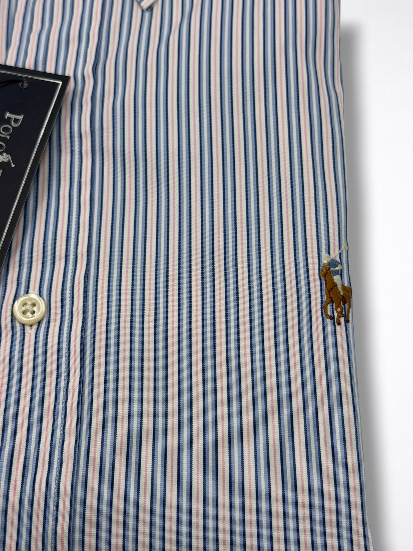Camisa Polo Ralph Lauren Classic Fit Manga Larga 32/33 Talla L