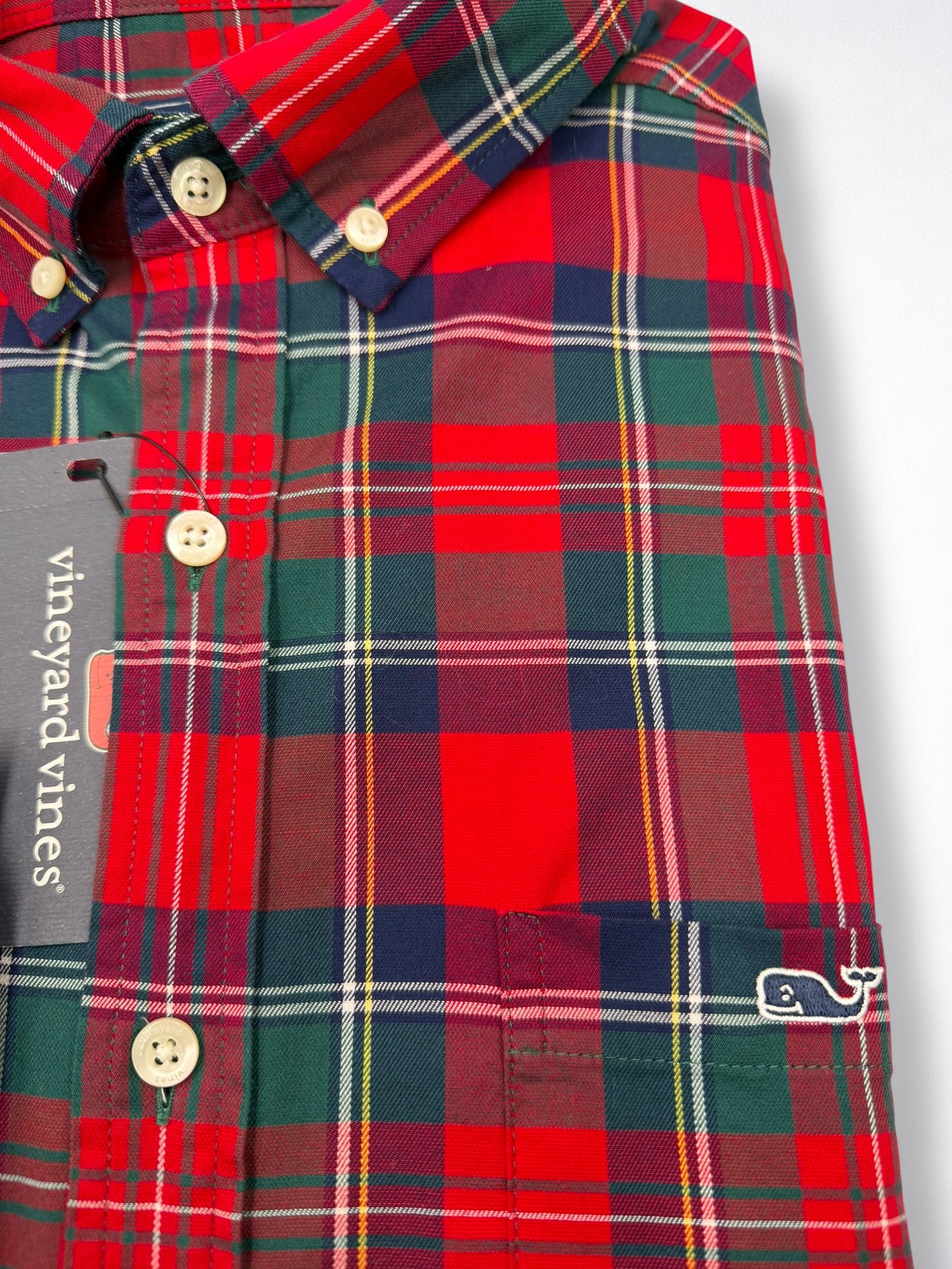 Camisa Vineyard Vines Classic Fit Manga Larga Talla L