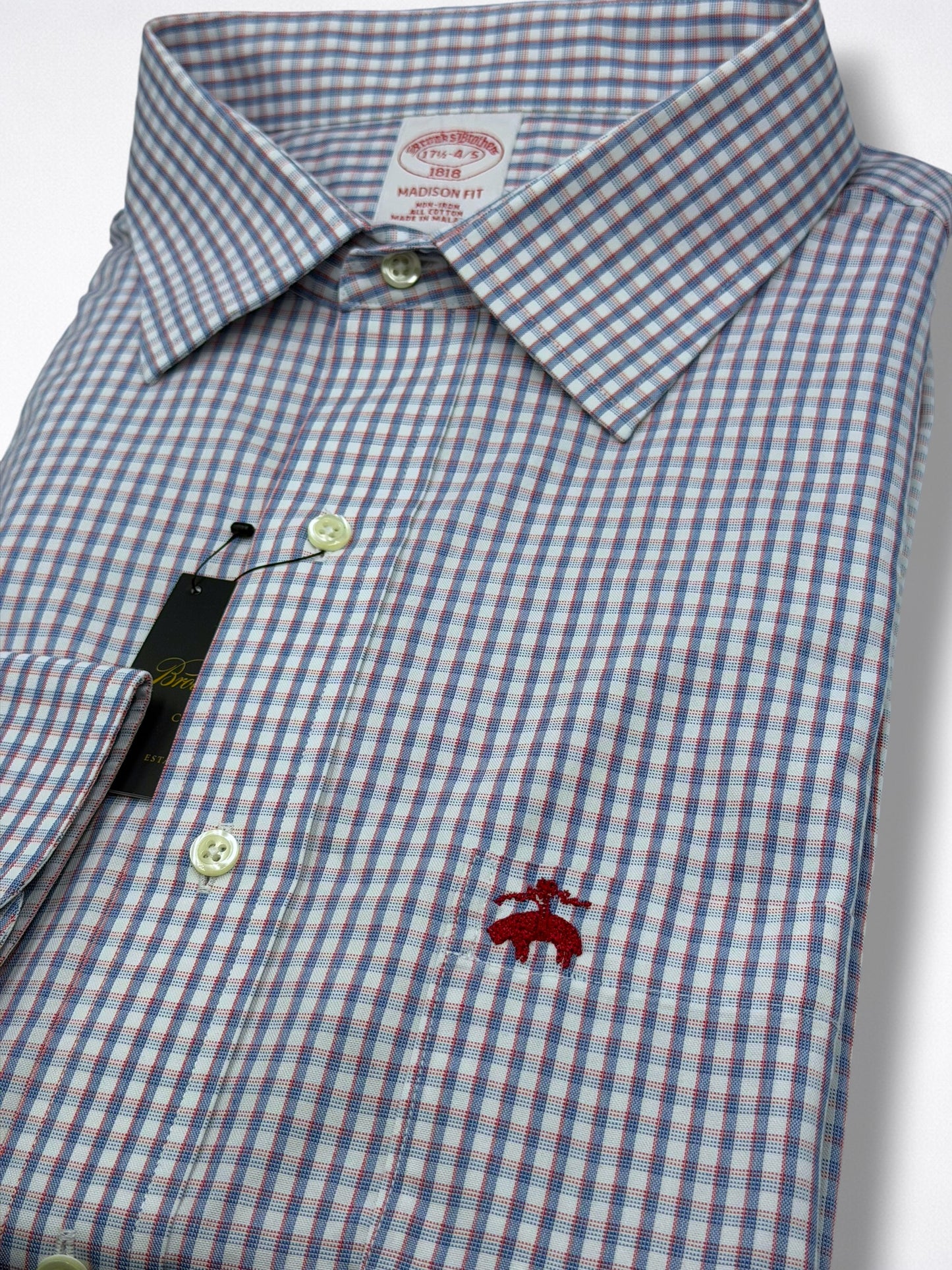 Camisa Brooks Brothers Classic Fit 17 1/2 Manga Larga 34/35 Talla XL
