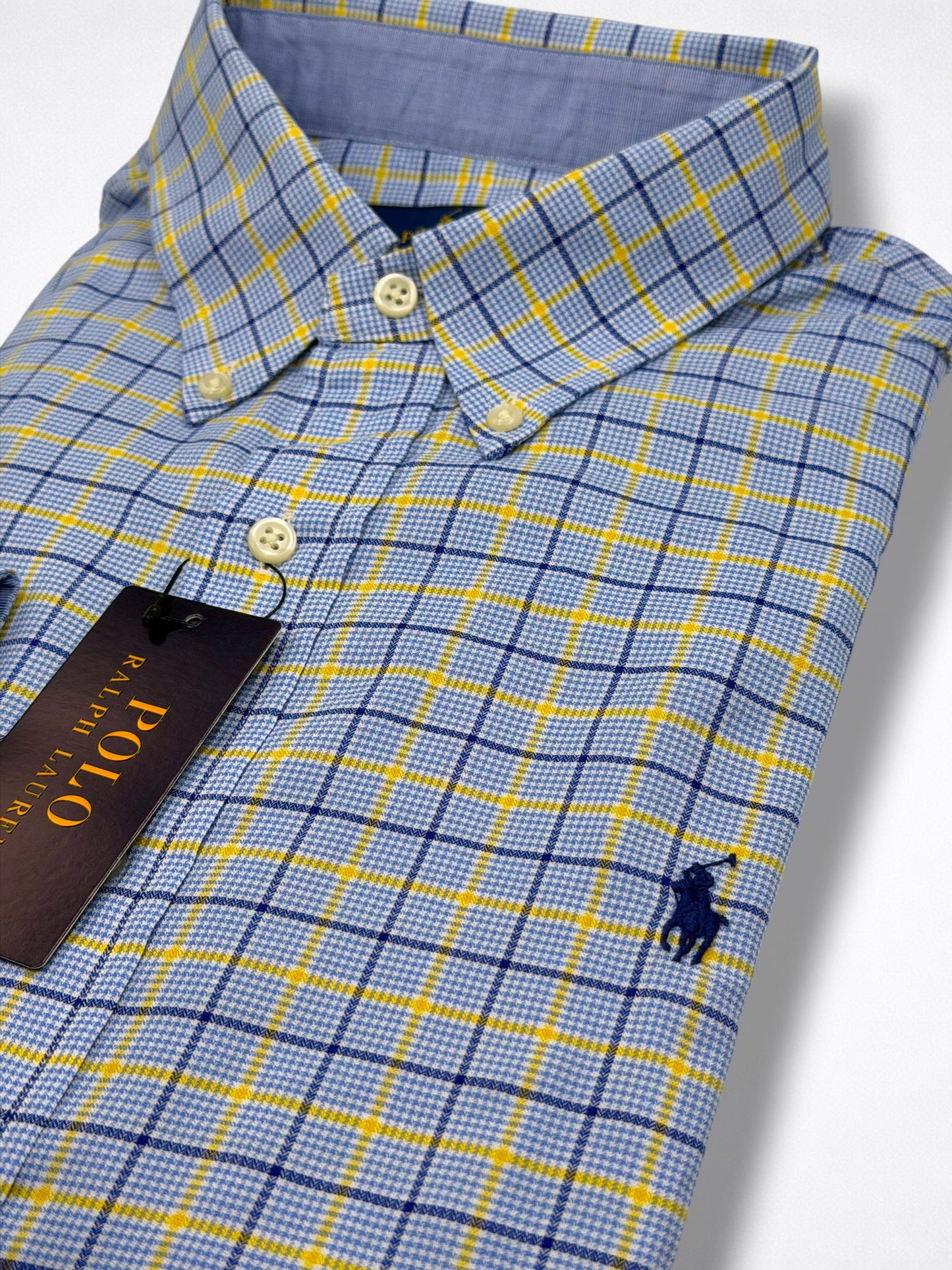 Camisa Polo Ralph Lauren Classic Fit Manga Larga Talla L