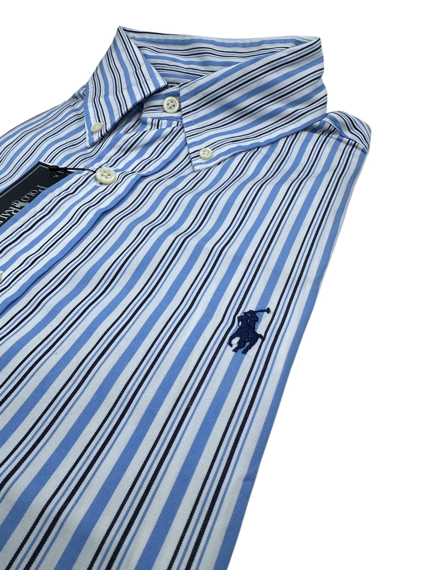 Camisa Polo Ralph Lauren Custom Fit Manga Larga Talla M