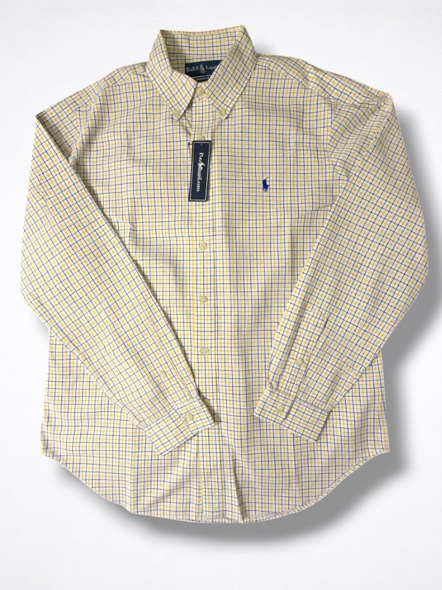 Camisa Polo Ralph Lauren Classic Fit Manga Larga Talla L