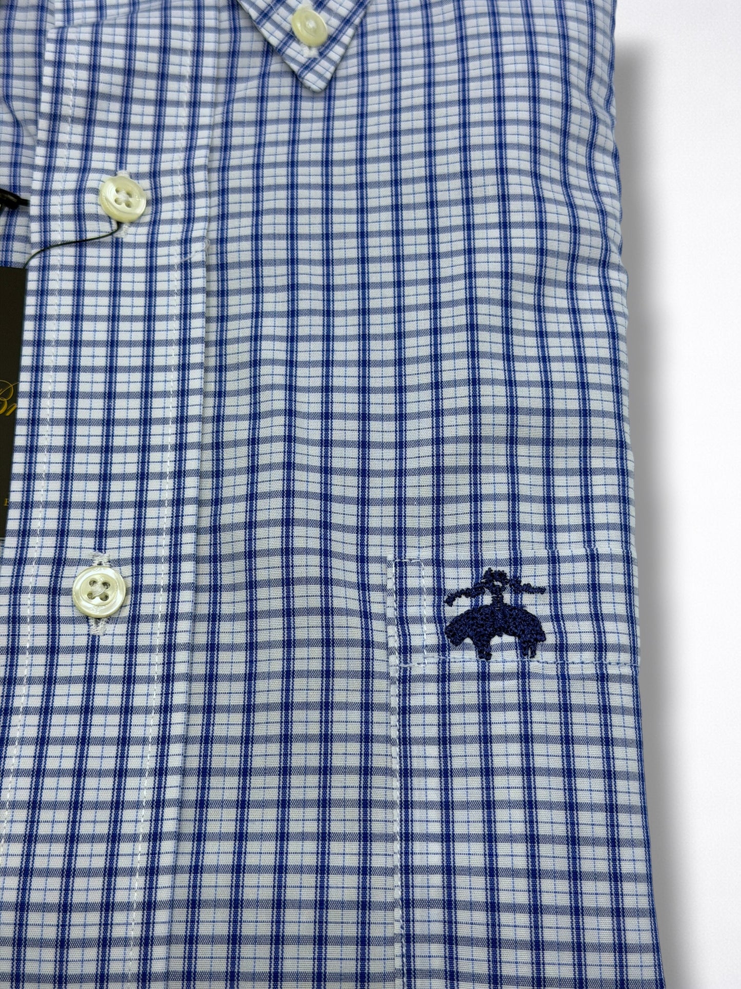 Camisa Brooks Brothers Classic Fit Manga Larga Talla M
