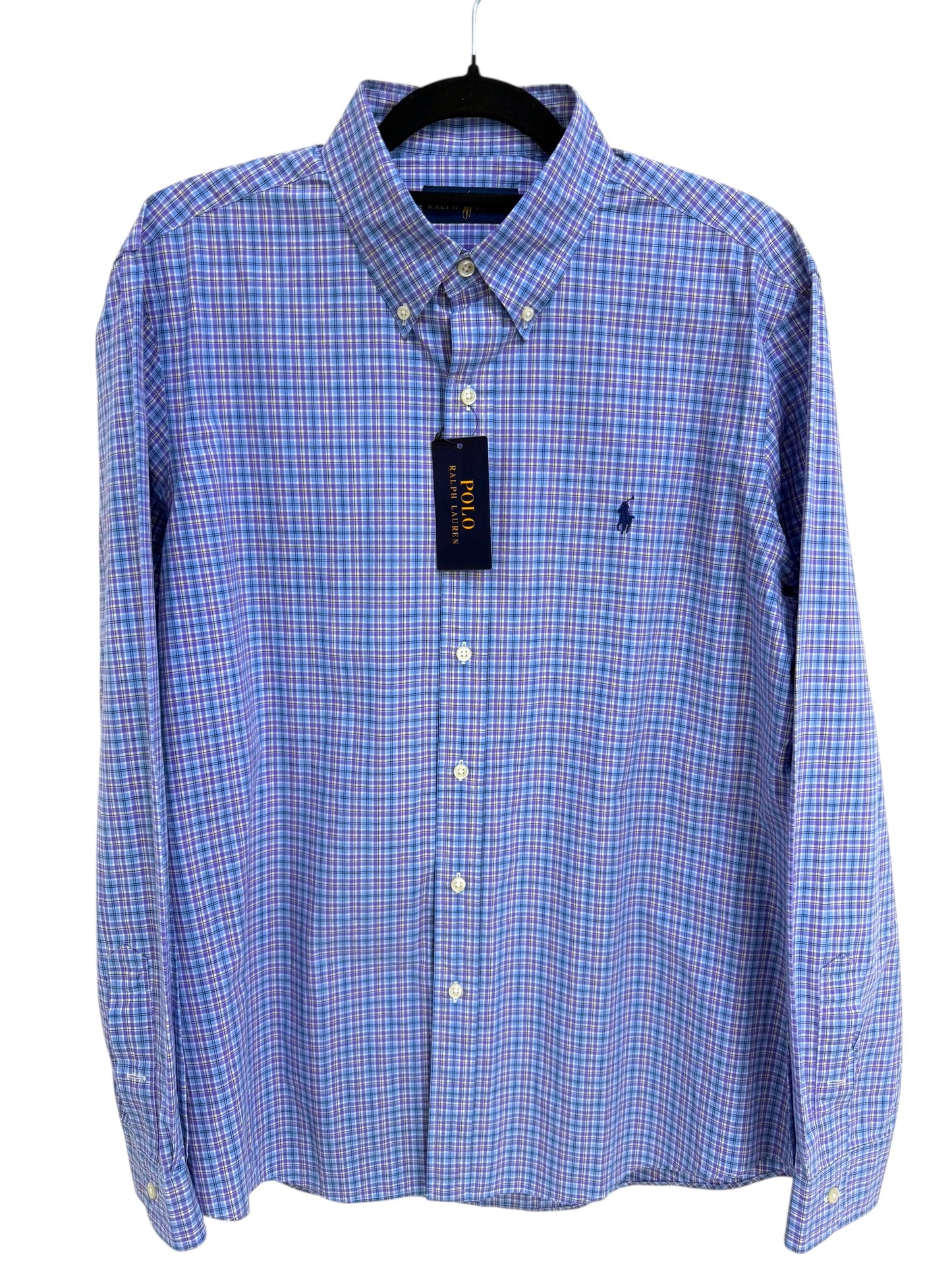 Camisa Polo Ralph Lauren Classic Fit Manga Larga Talla L
