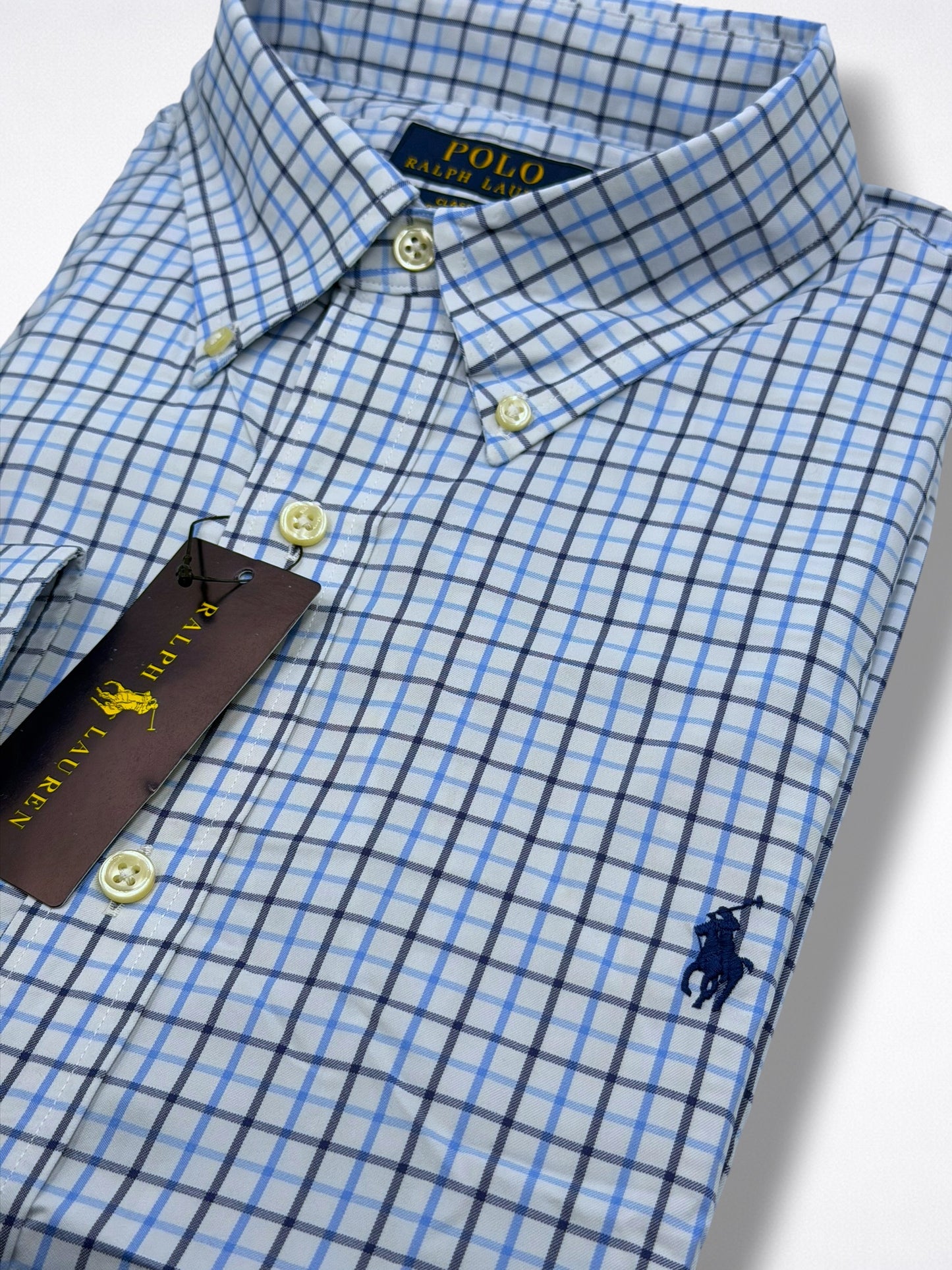 Camisa Polo Ralph Lauren Classic Fit Manga Larga Talla L