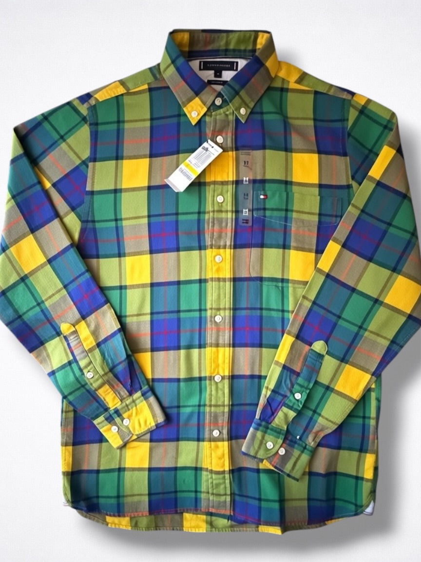 Camisa Tommy Hilfiger Classic Fit Manga Larga Talla M