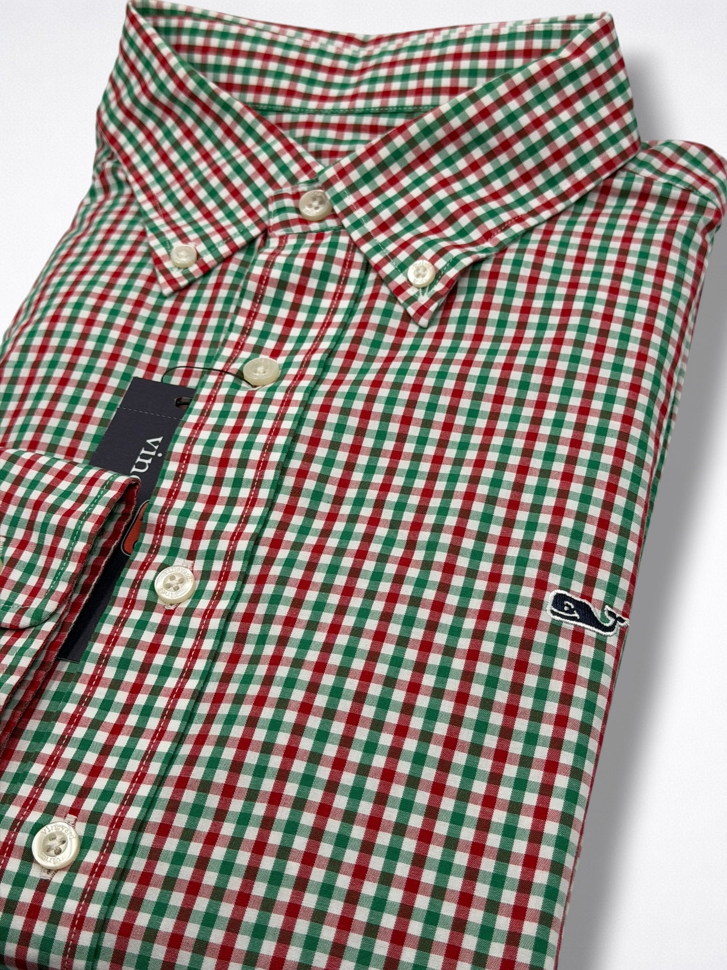 Camisa Vineyard Vines Classic Fit Manga Larga Talla L