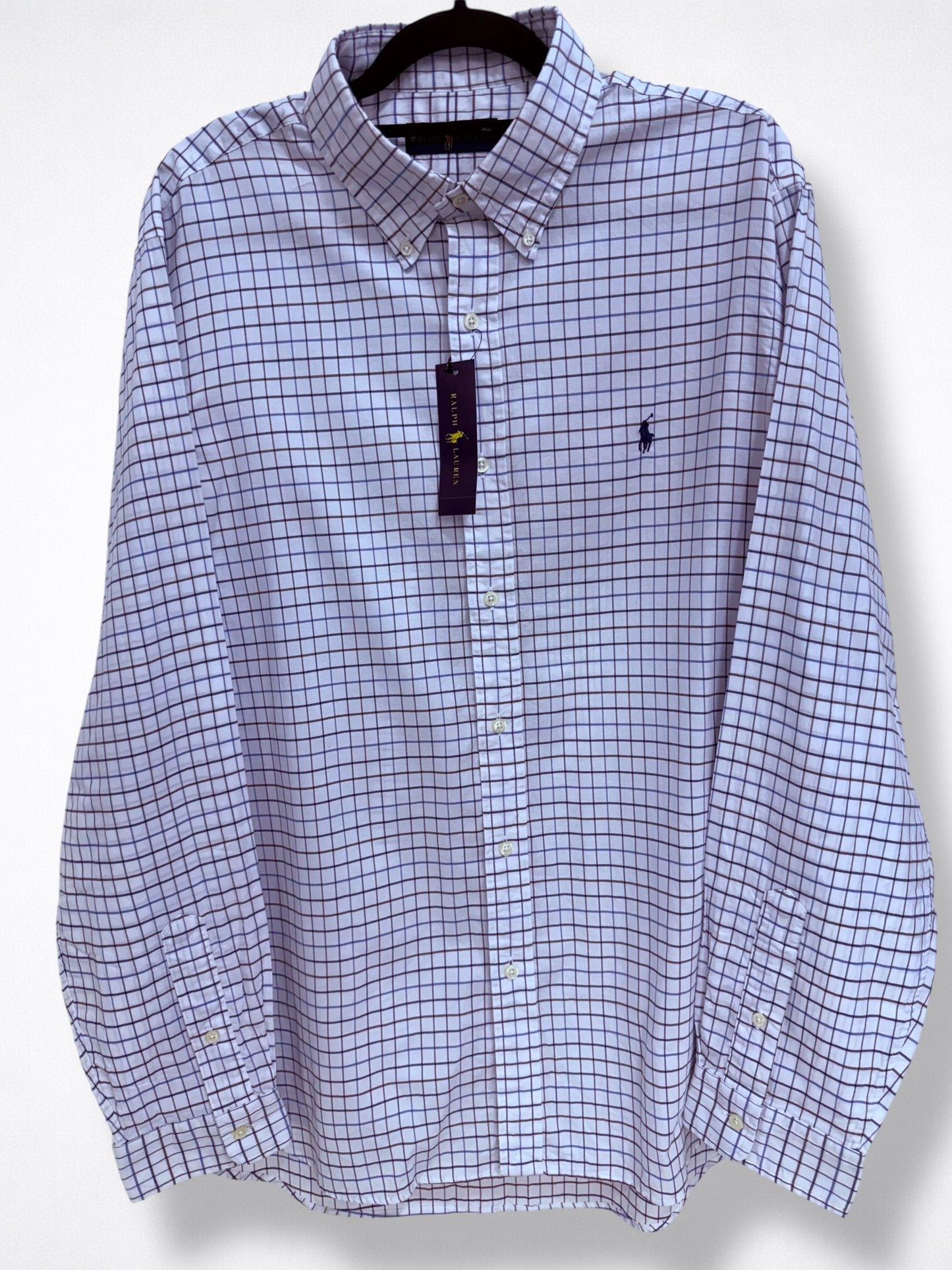 Camisa Polo Ralph Lauren Classic Fit Manga Larga Talla XL
