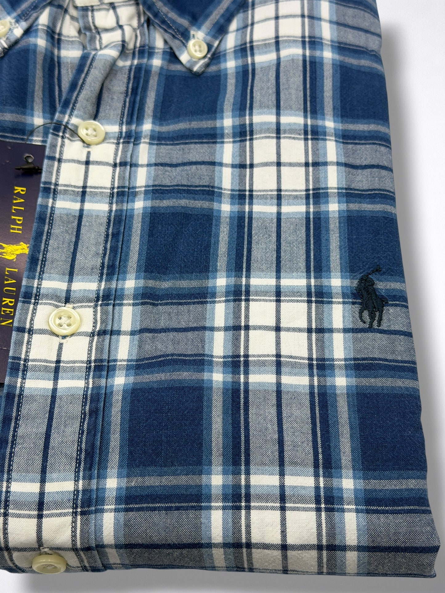 Camisa Polo Ralph Lauren Classic Fit Manga Larga Talla L