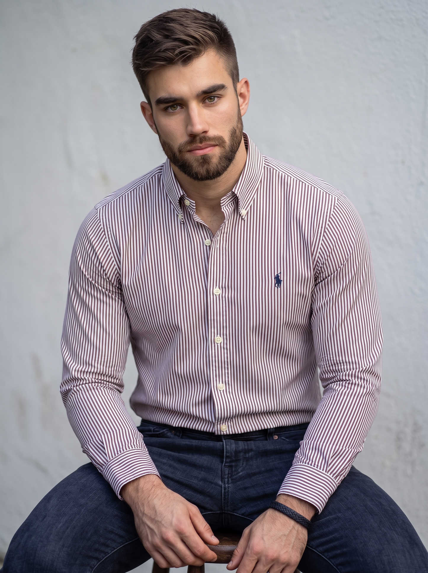 Camisa Polo Ralph Lauren Classic Fit Manga Larga Talla XL