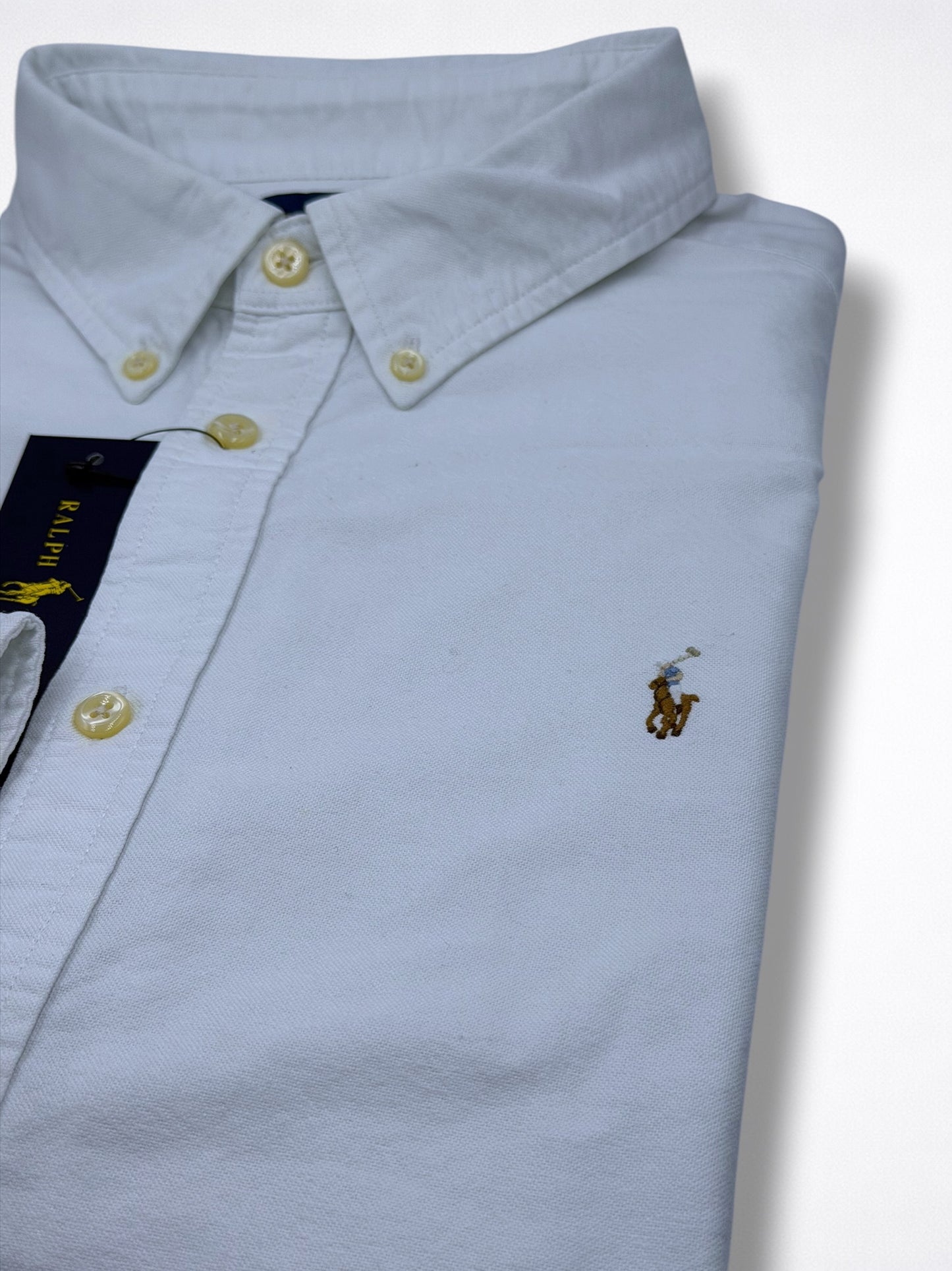 Camisa Polo Ralph Lauren Classic Fit 18-20 Adolescente Manga Larga Sirve para Talla S