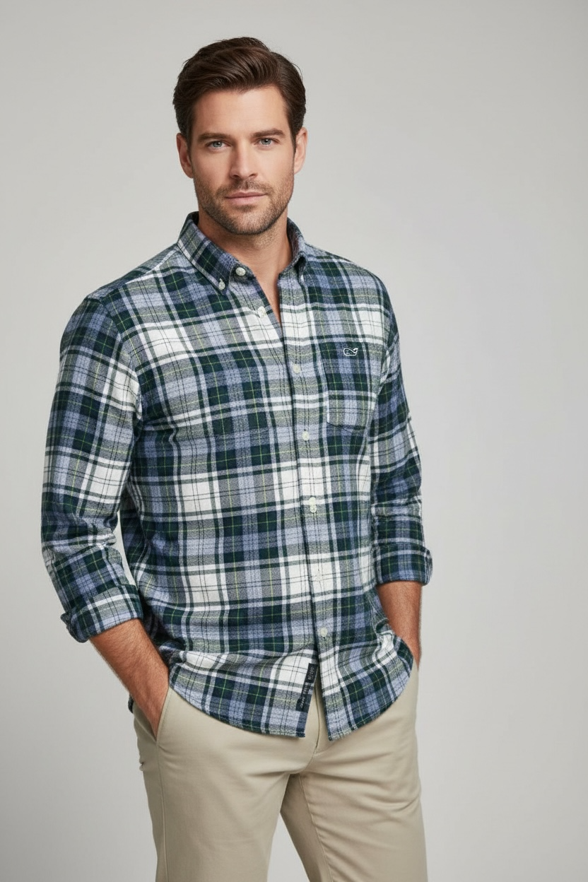 Camisa Vineyard Vines Classic Fit Manga Larga Talla XS