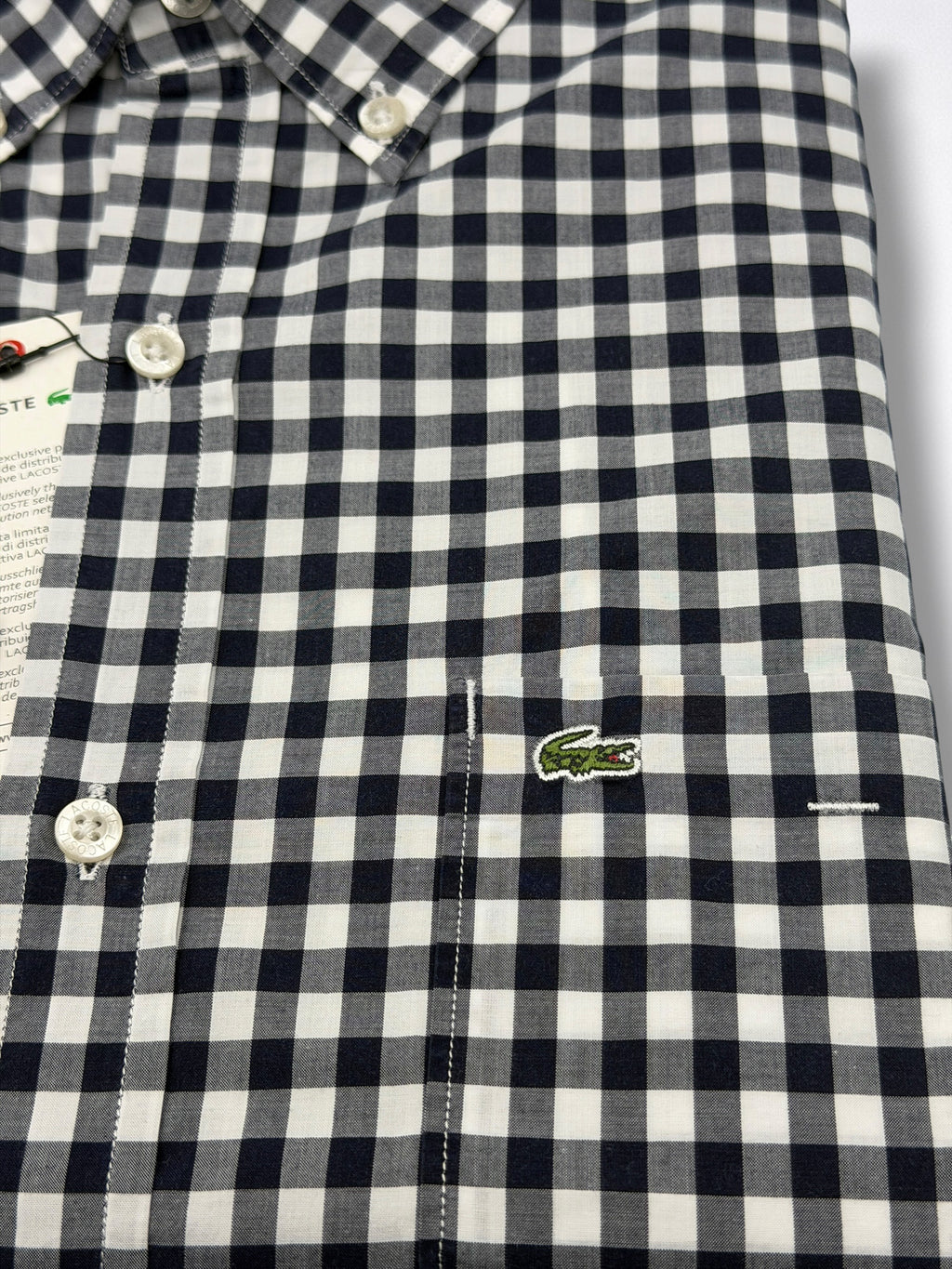 Camisa Lacoste Classic Fit Manga Larga Talla M