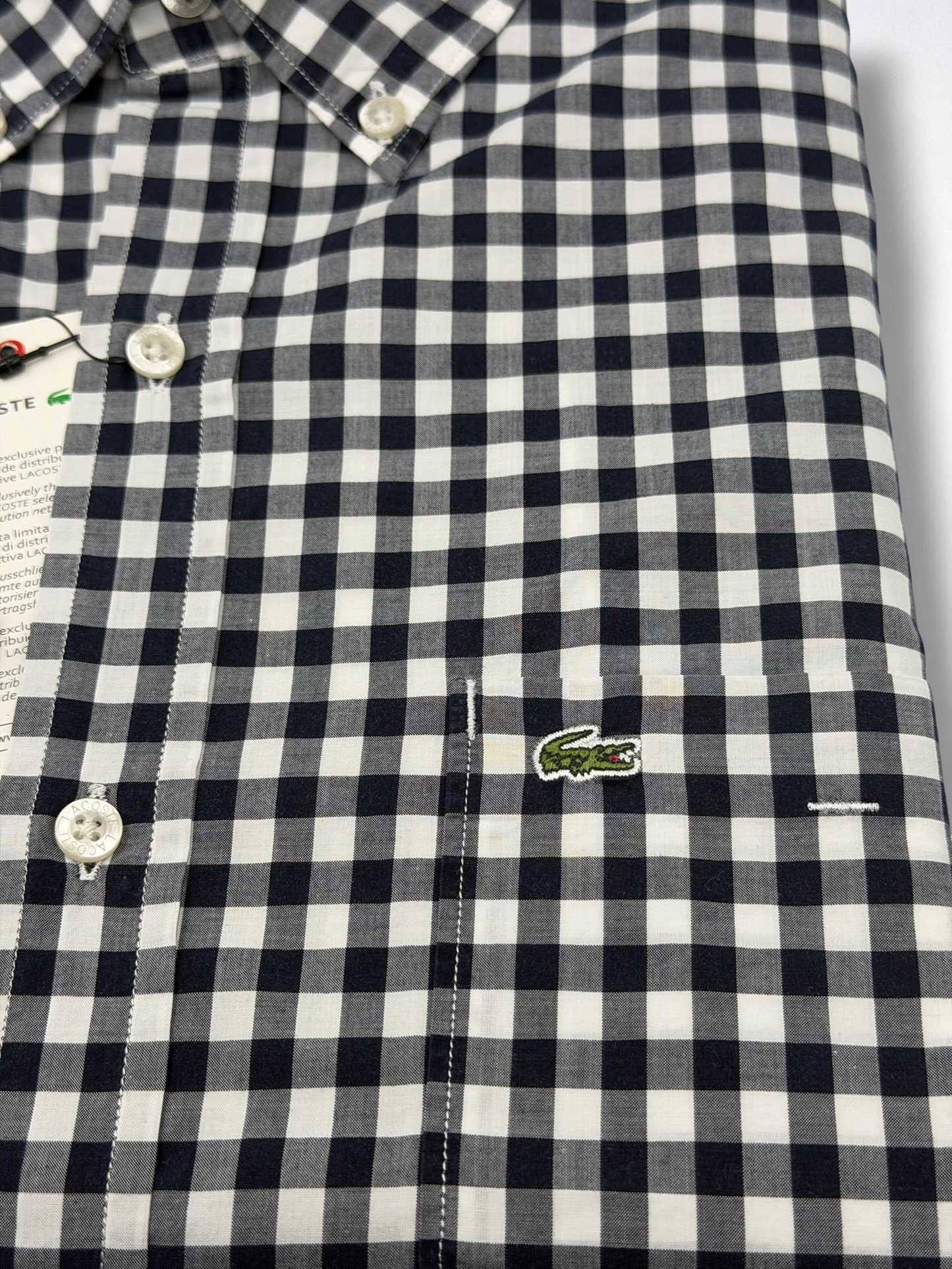 Camisa Lacoste Classic Fit Manga Larga Talla M
