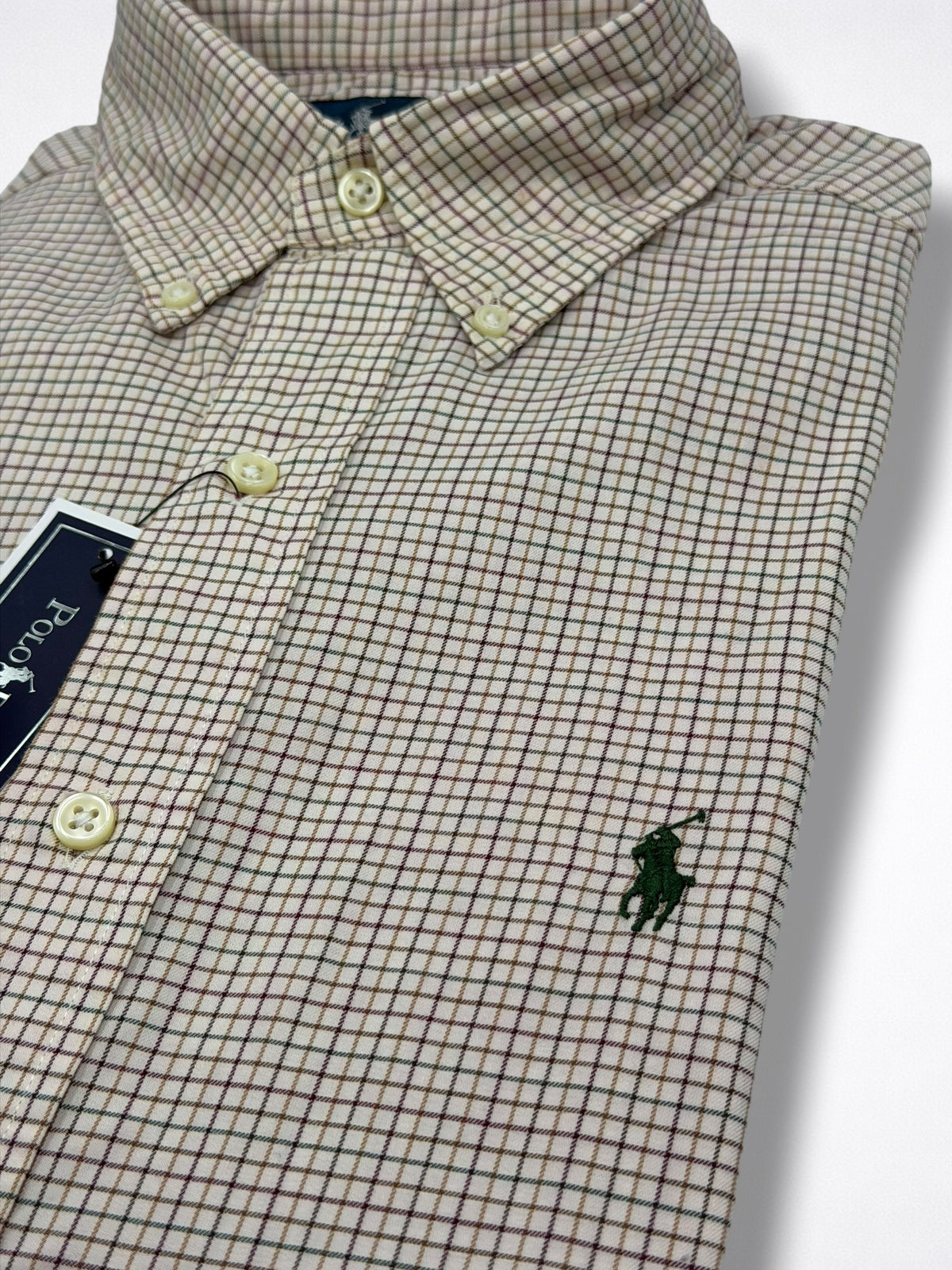 Camisa Polo Ralph Lauren Classic Fit Manga Larga Talla S
