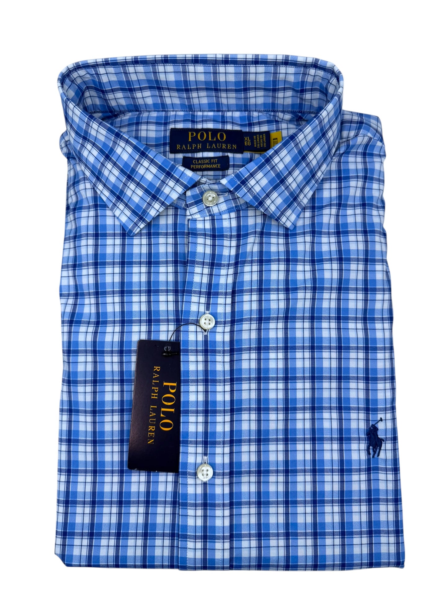 Camisa Polo Ralph Lauren Classic Fit Manga Larga Talla XL