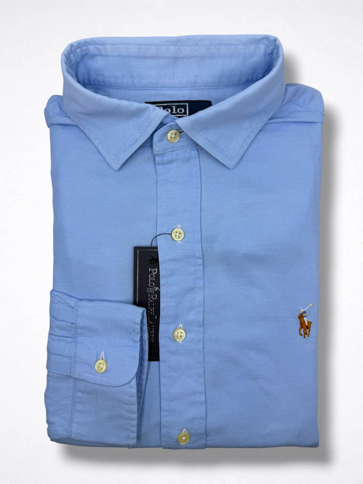 Camisa Polo Ralph Lauren Classic Fit Manga Larga Talla L