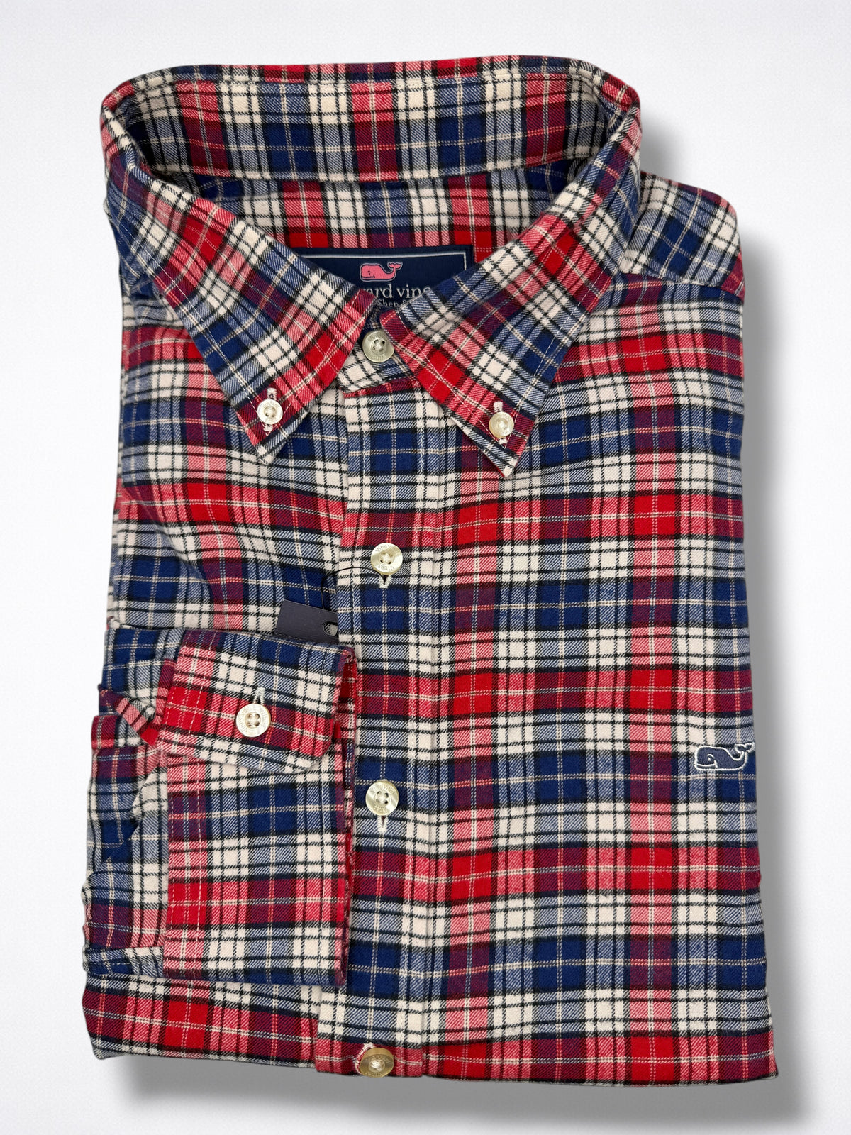 Camisa Vineyard Vines Classic Fit manga larga talla L