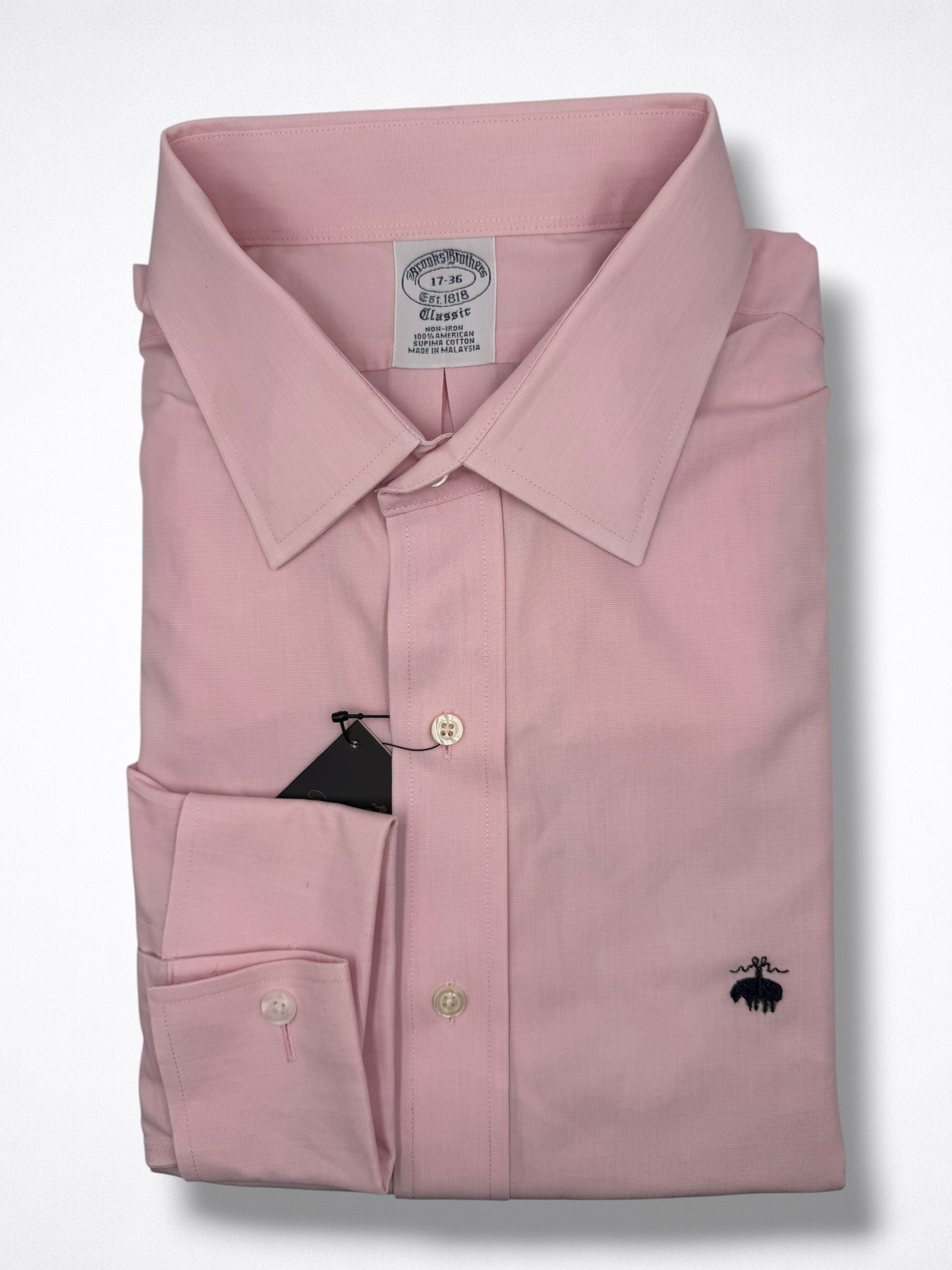 Camisa Brooks Brothers Classic Fit 17 Manga Larga 36 Talla XL