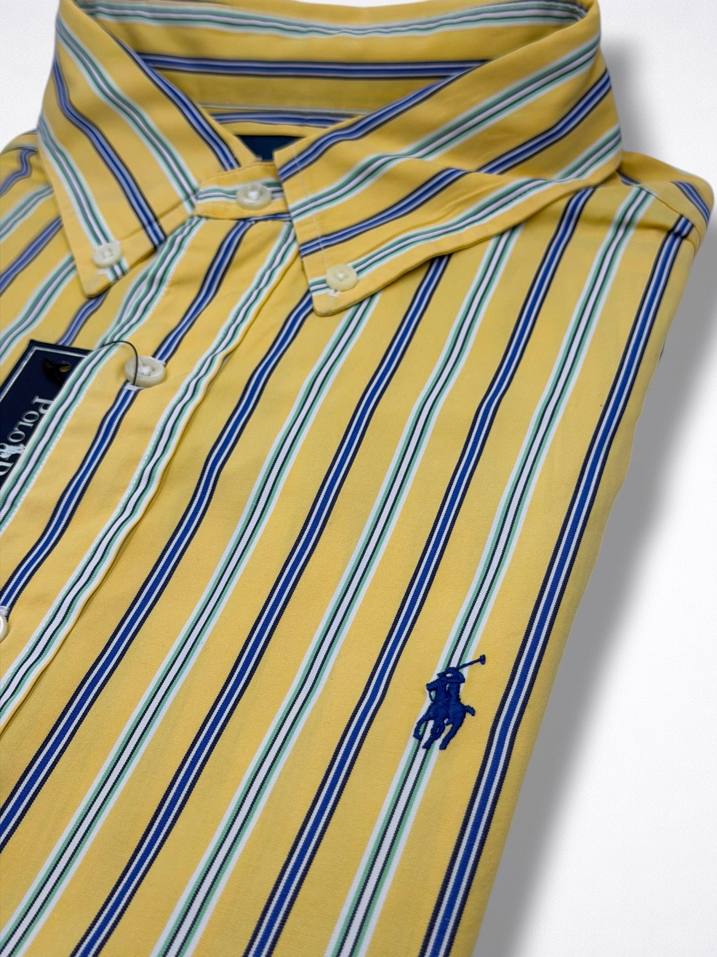 Camisa Polo Ralph Lauren Classic Fit Manga Larga Talla L