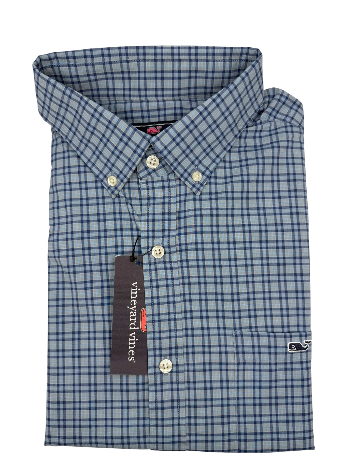 Camisa Vineyard Vines Classic Fit Manga Larga Talla L