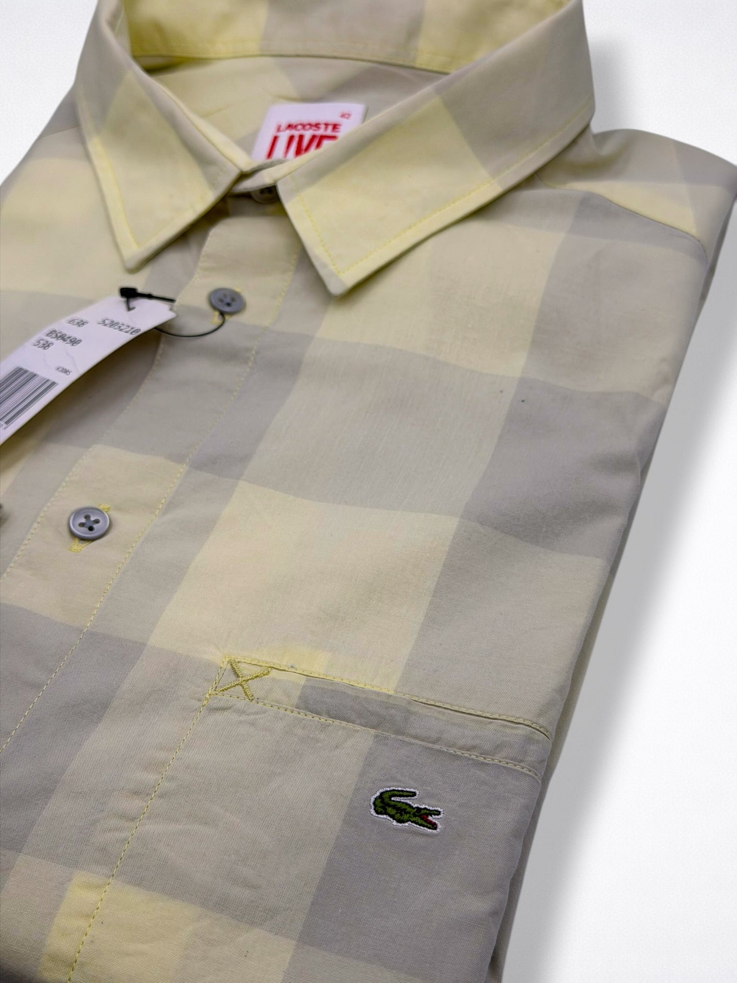 Camisa Lacoste Classic Fit Manga Larga Talla M