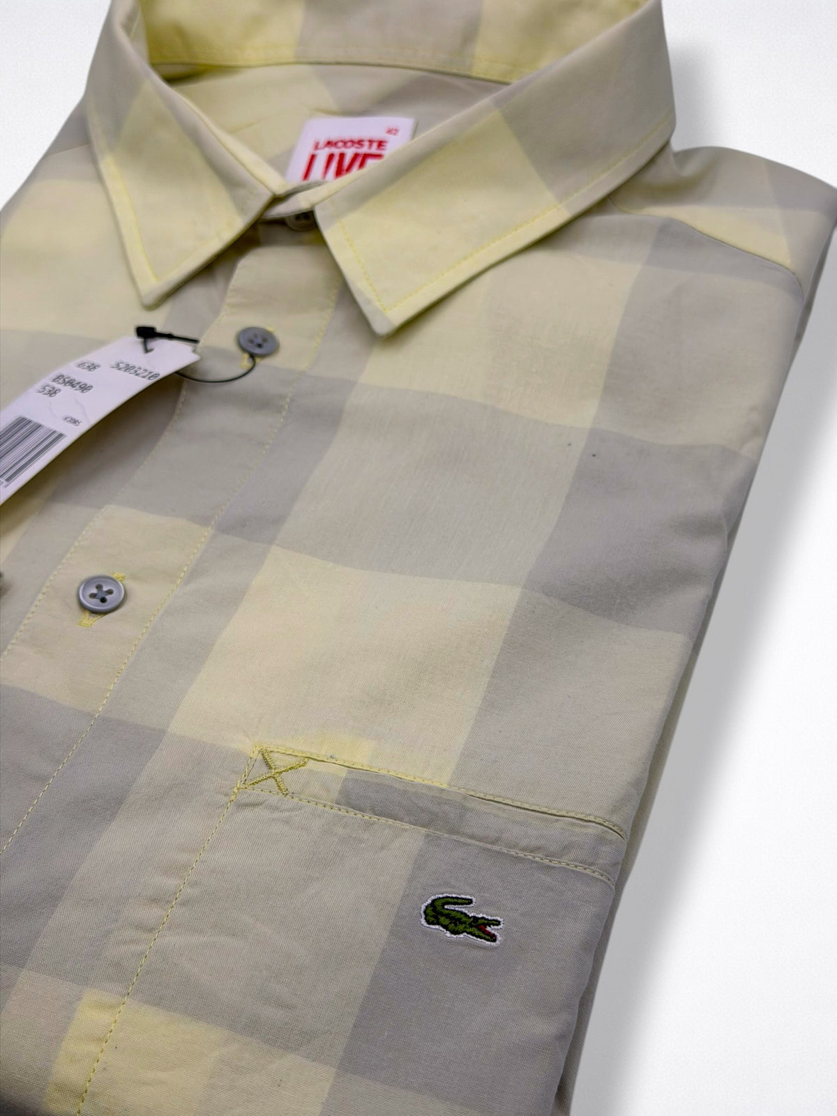Camisa Lacoste Classic Fit Manga Larga Talla M